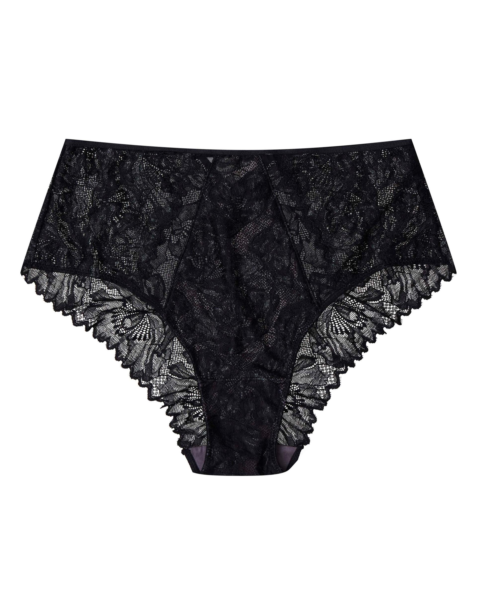 High-waisted panties Idylla Black 4