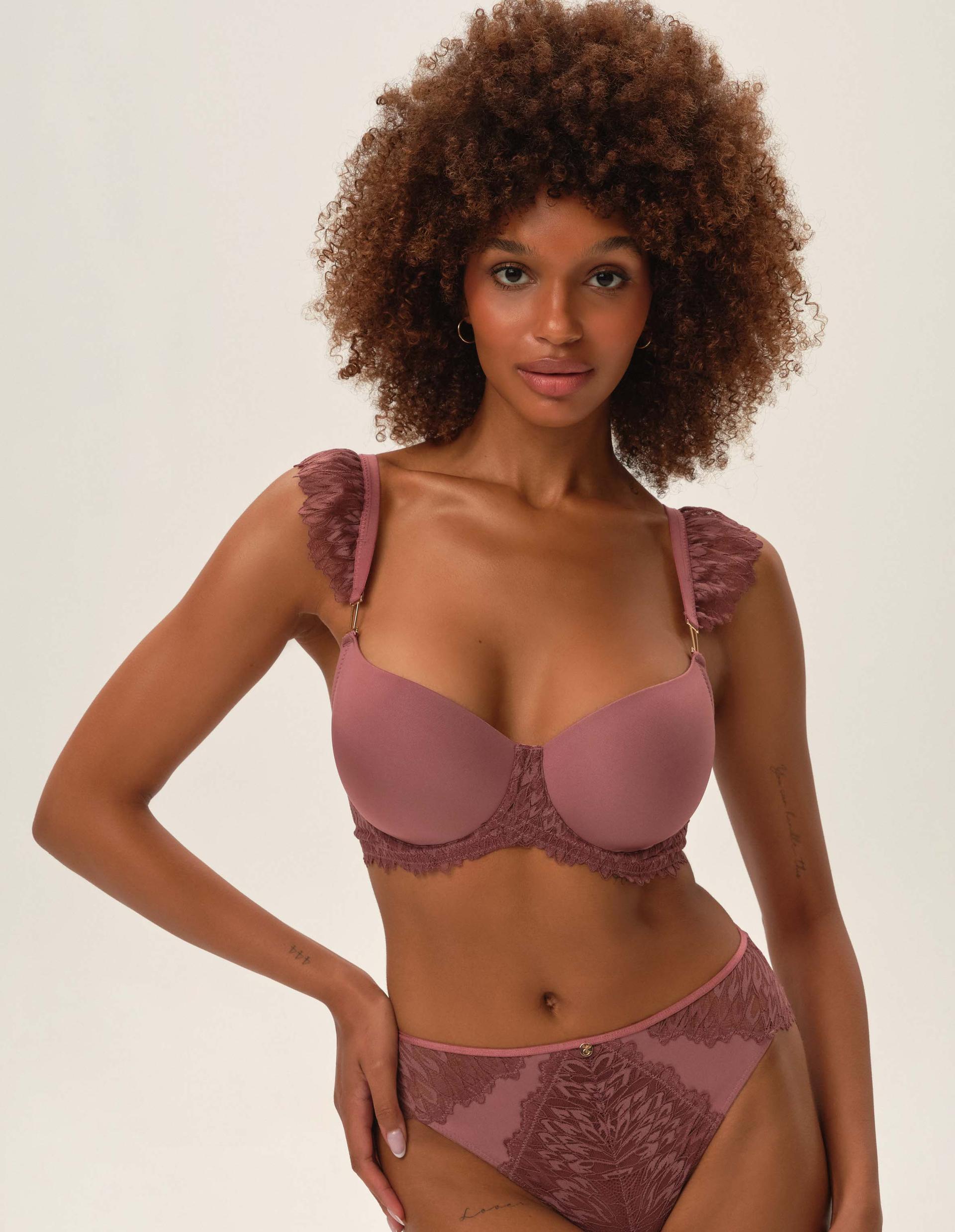 Padded bra Ofiel pink 2