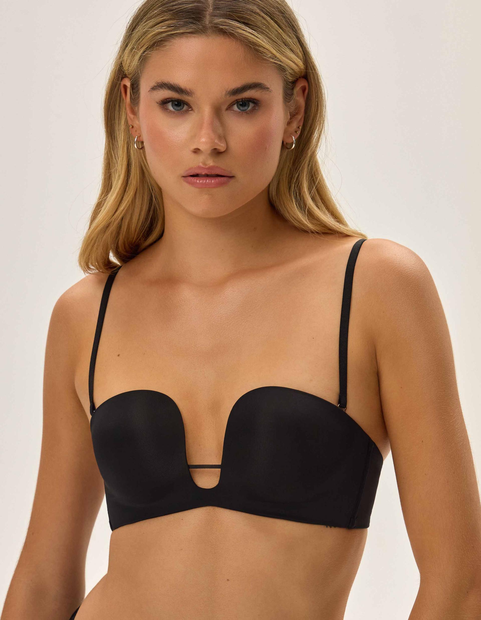 Biustonosz push-up Novelty czarny 3