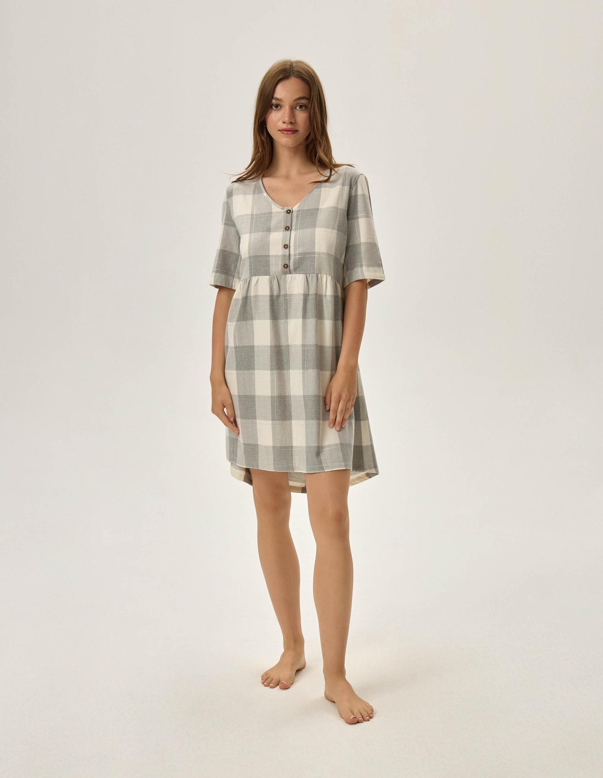 Koszula nocna Farris light-grey 1