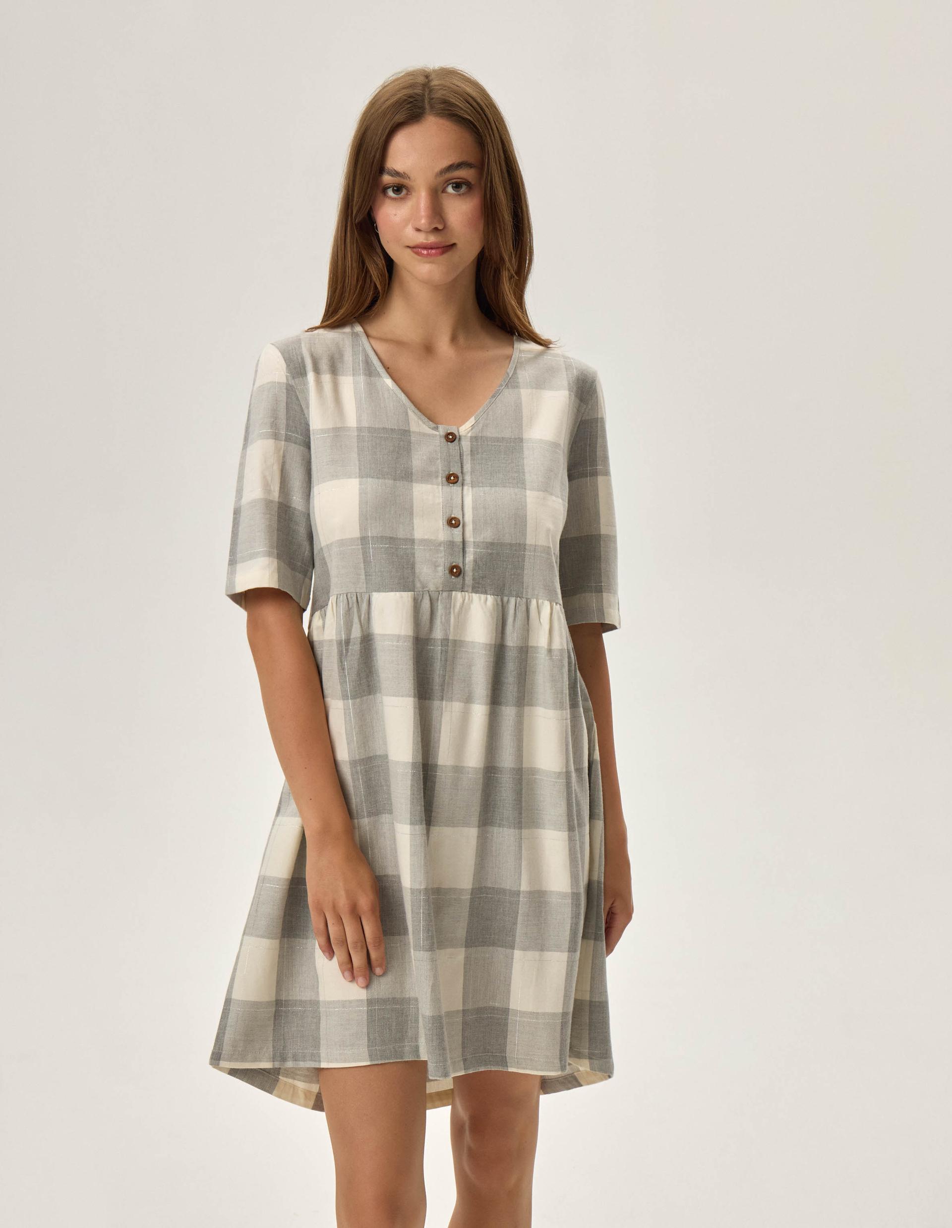 Koszula nocna Farris light-grey 2