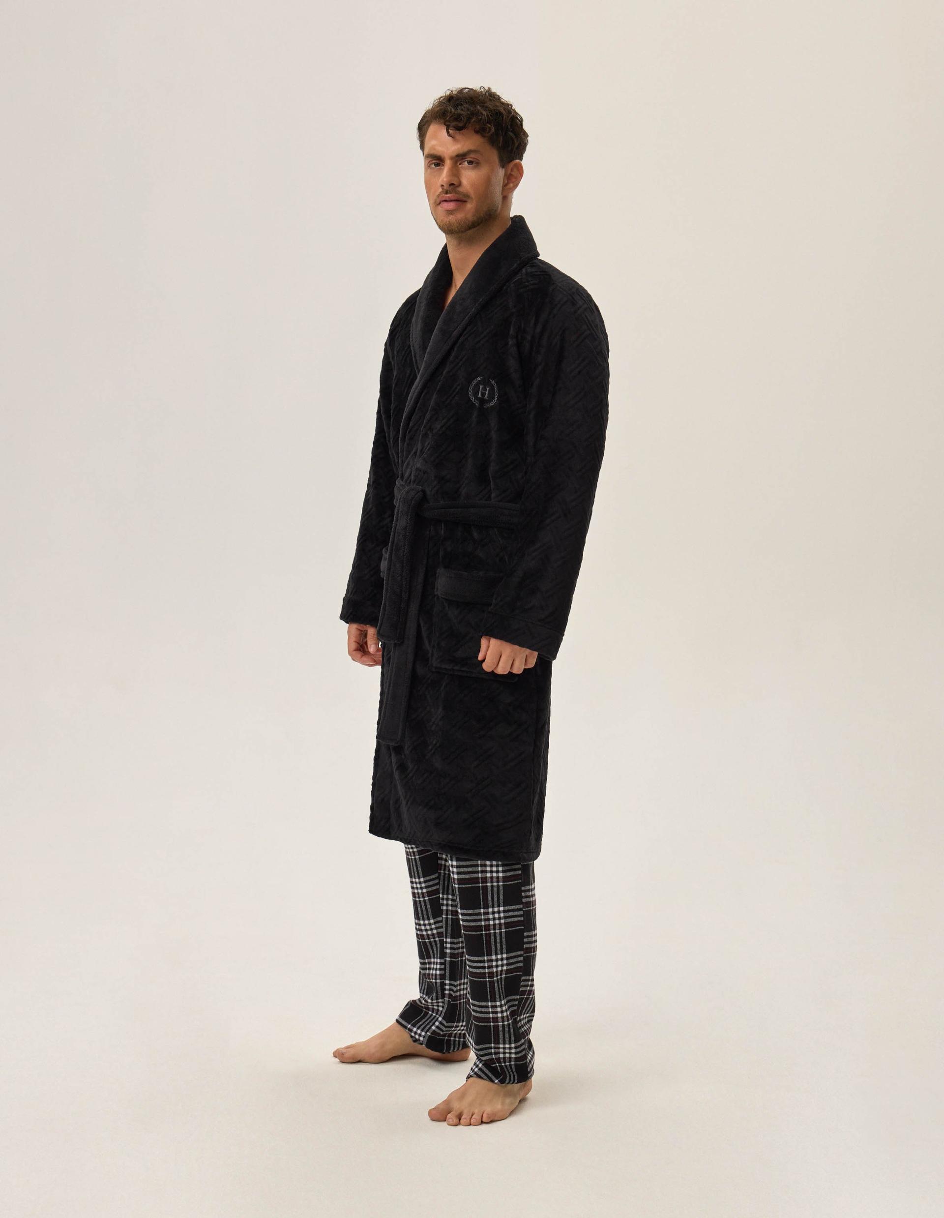 Bademantel Huge Schwarz 3