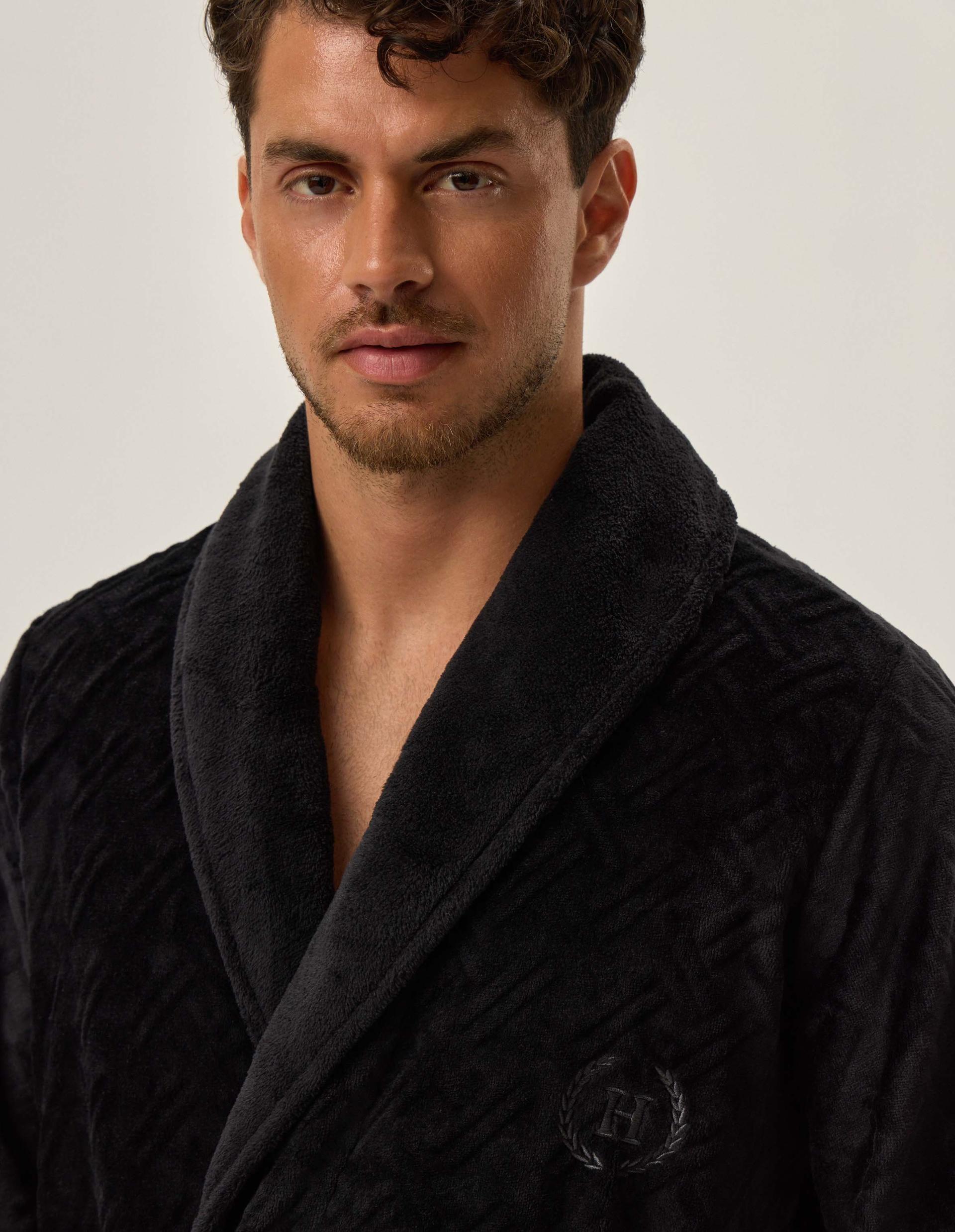 Bademantel Huge Schwarz 4