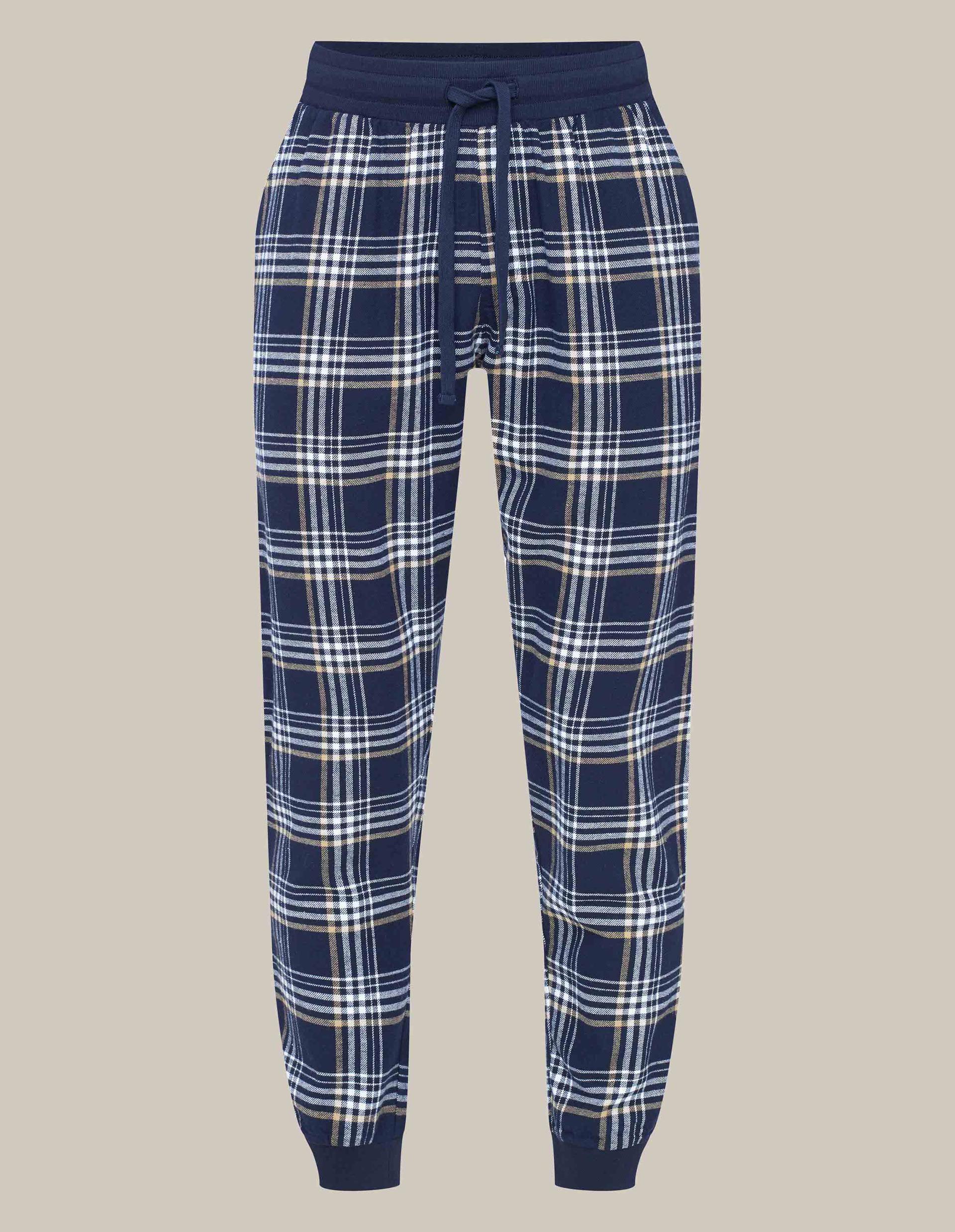 Flannel pants Honor navy 5