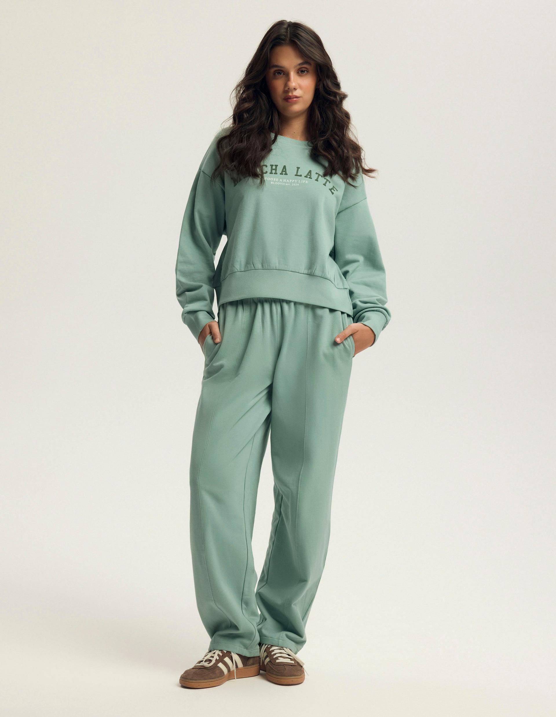 Sweatshirt Bloovii Keithan Green 8