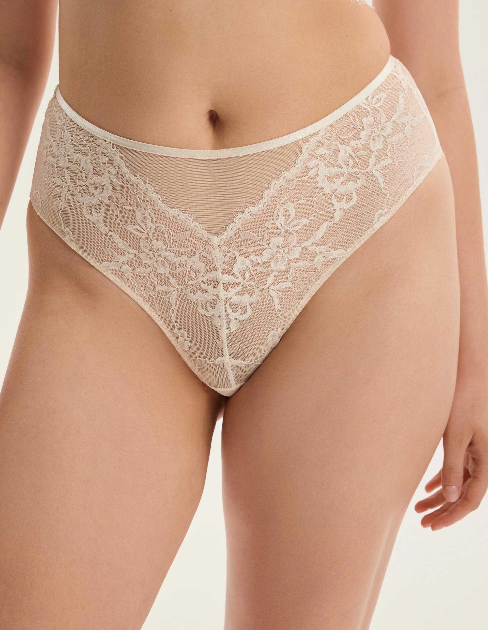 High-waisted panties Cloe cream 2