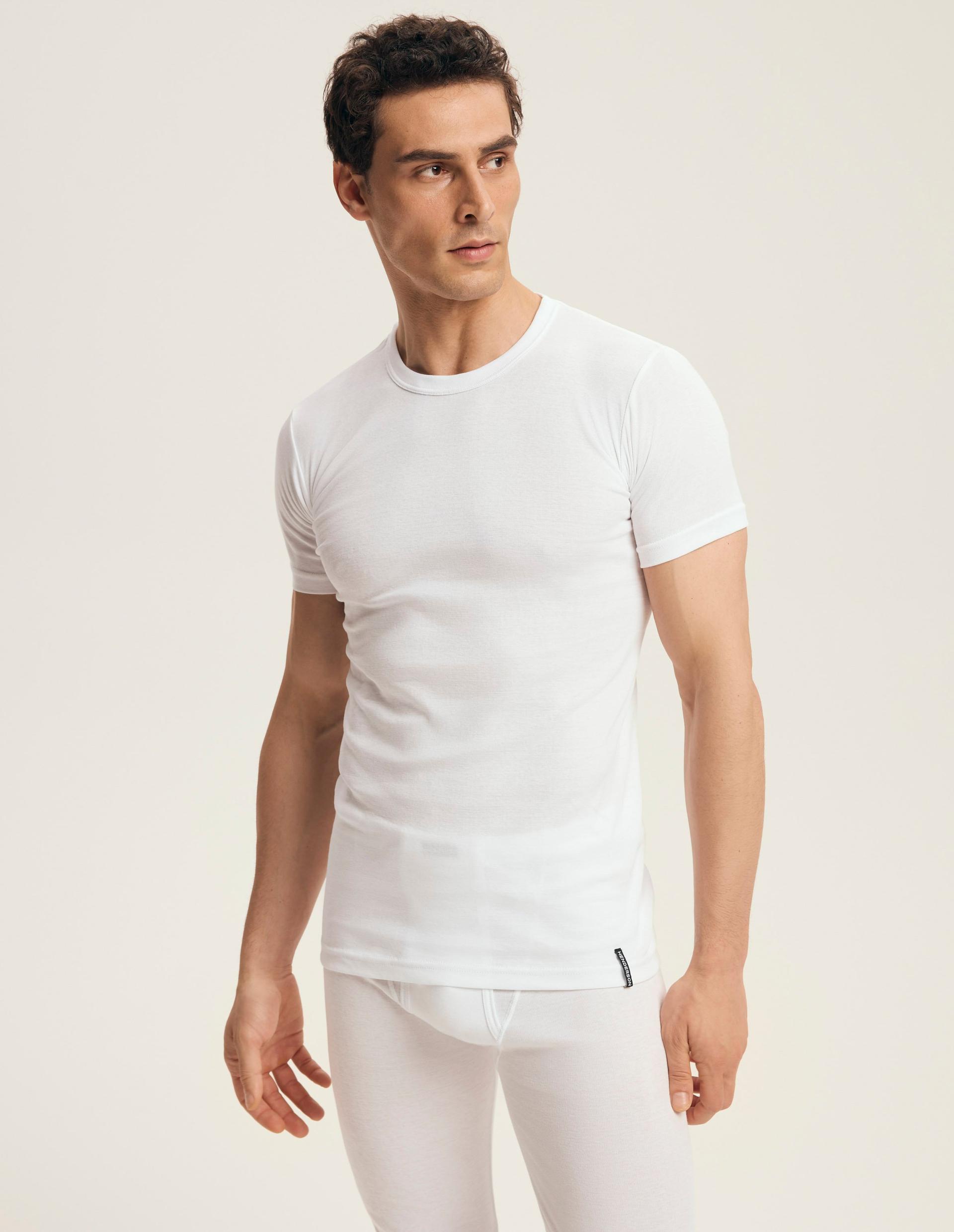 T-shirt z Bawełny biały 4