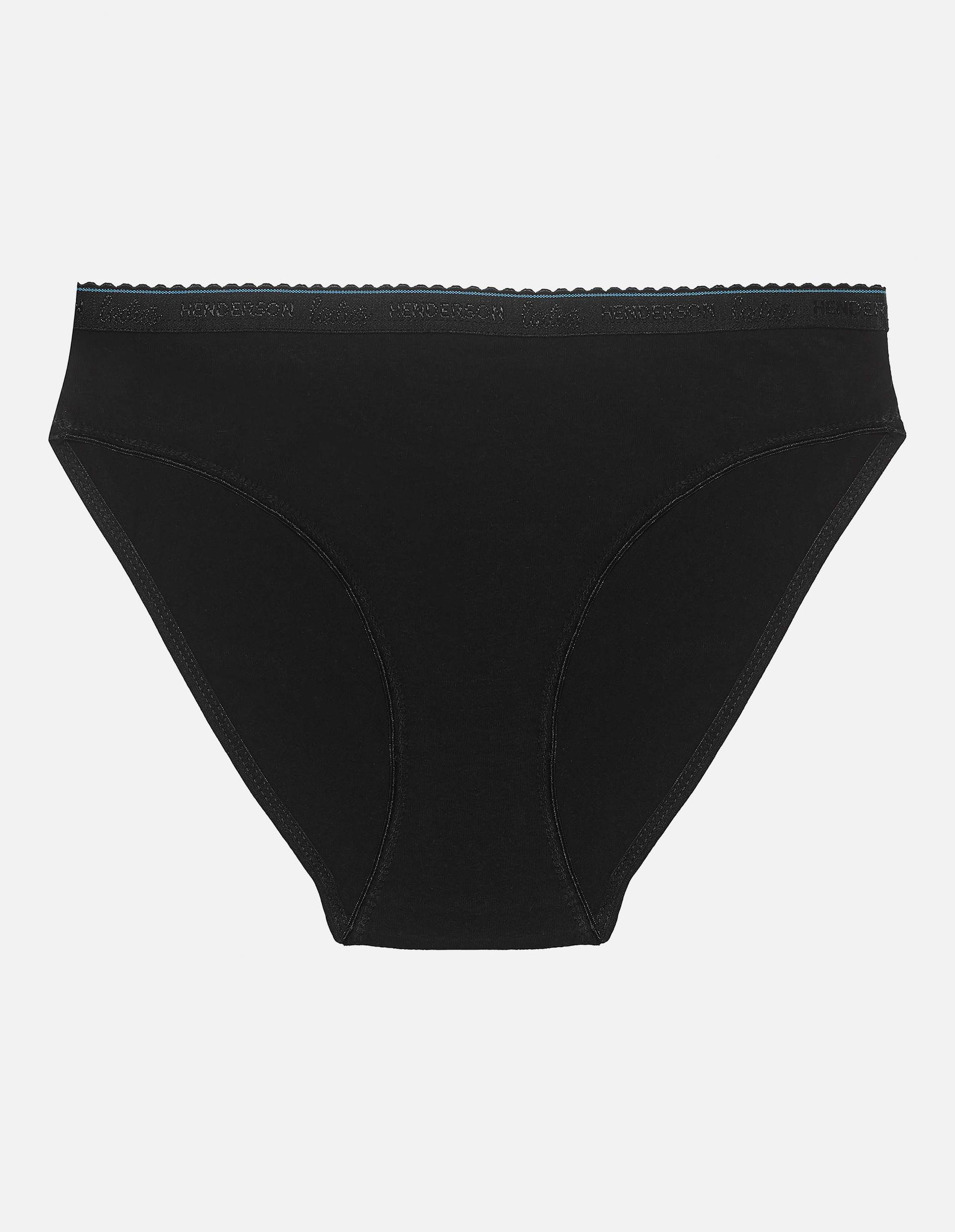 Majtki z wysokim stanem Blue Line Black 3