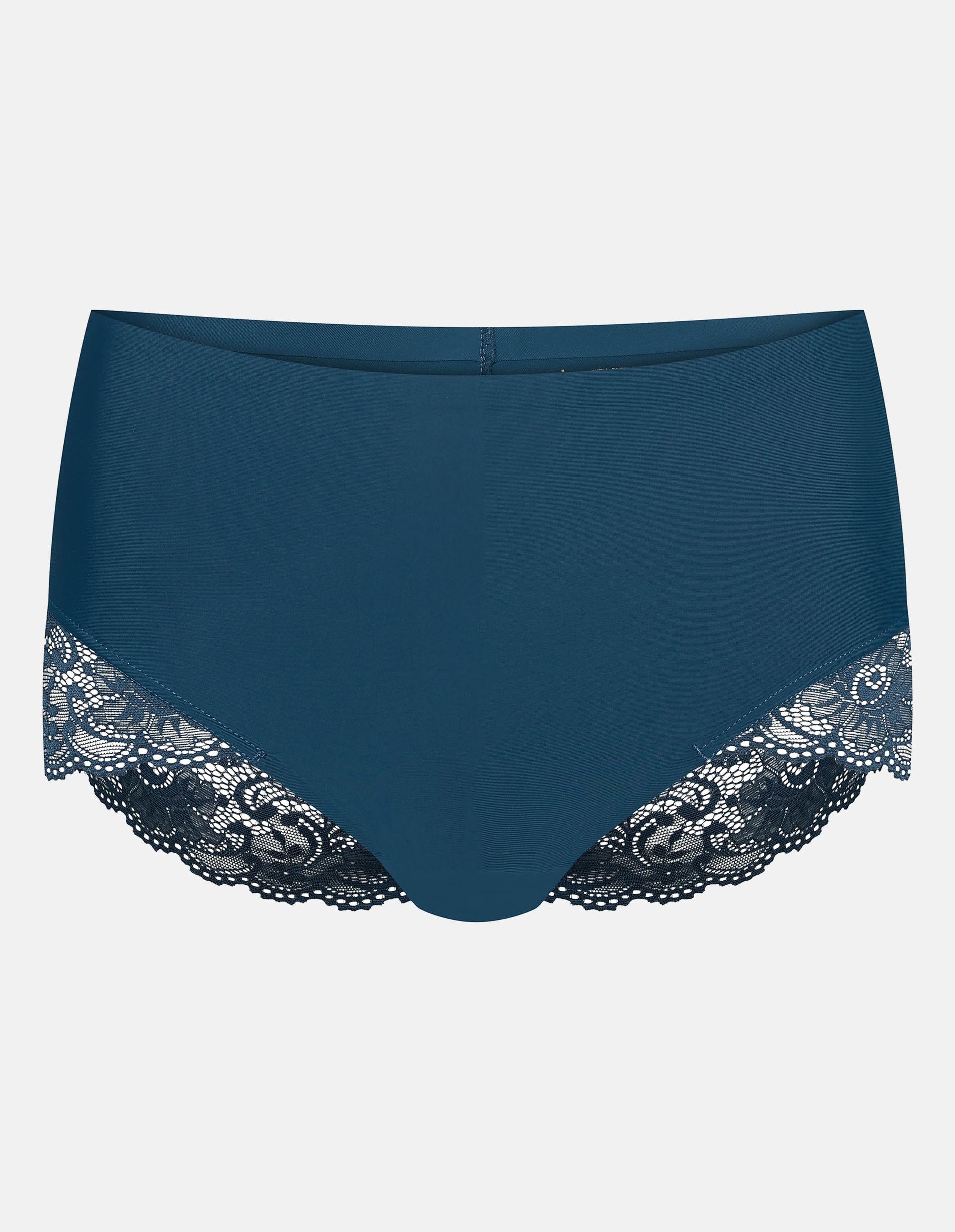 Höschen mit hoher Taille Pansy Navy-Blau 4