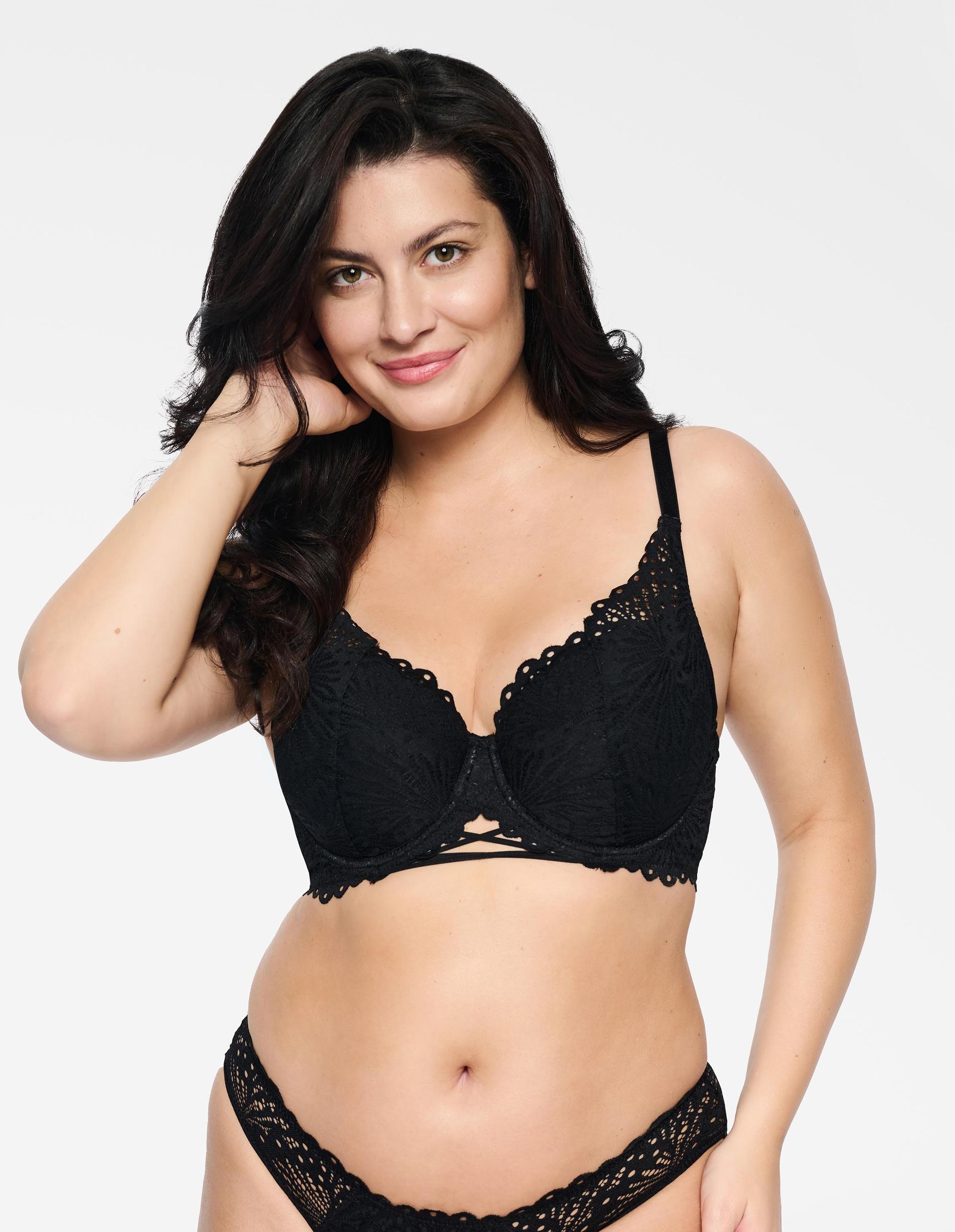 PADDED BRA Star Black 1