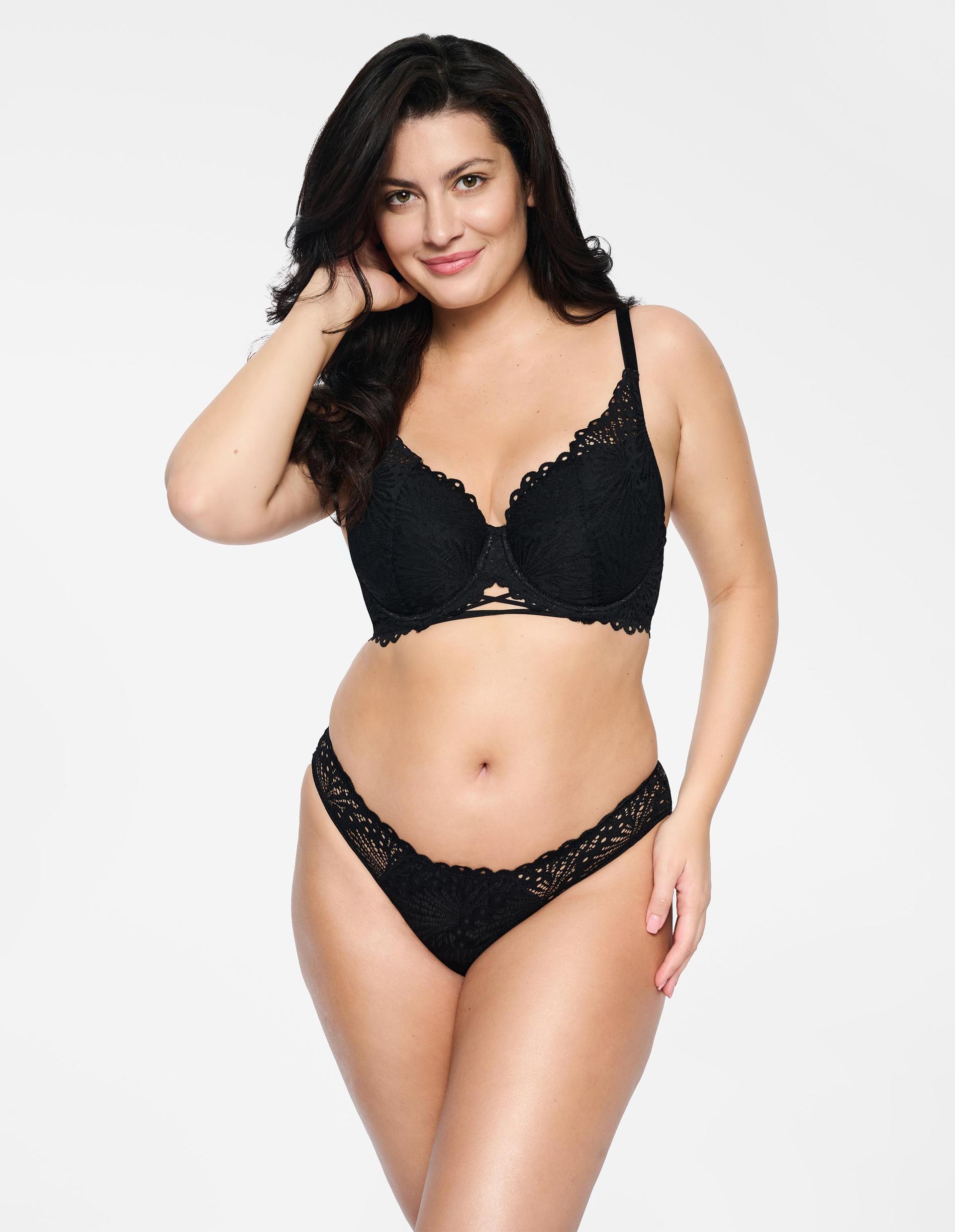 PADDED BRA Star Black 5