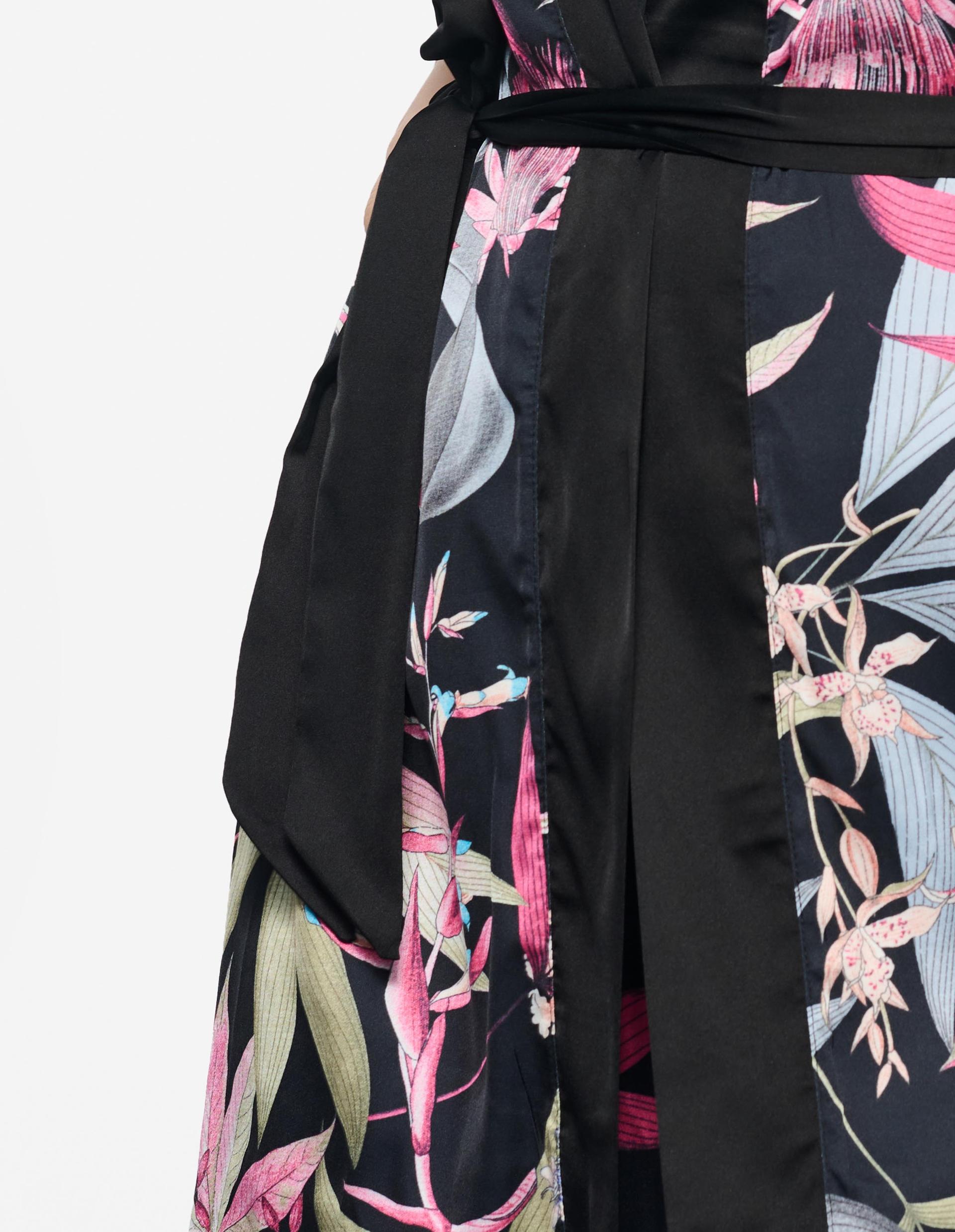 Dressing-gown Wildflower Black 3