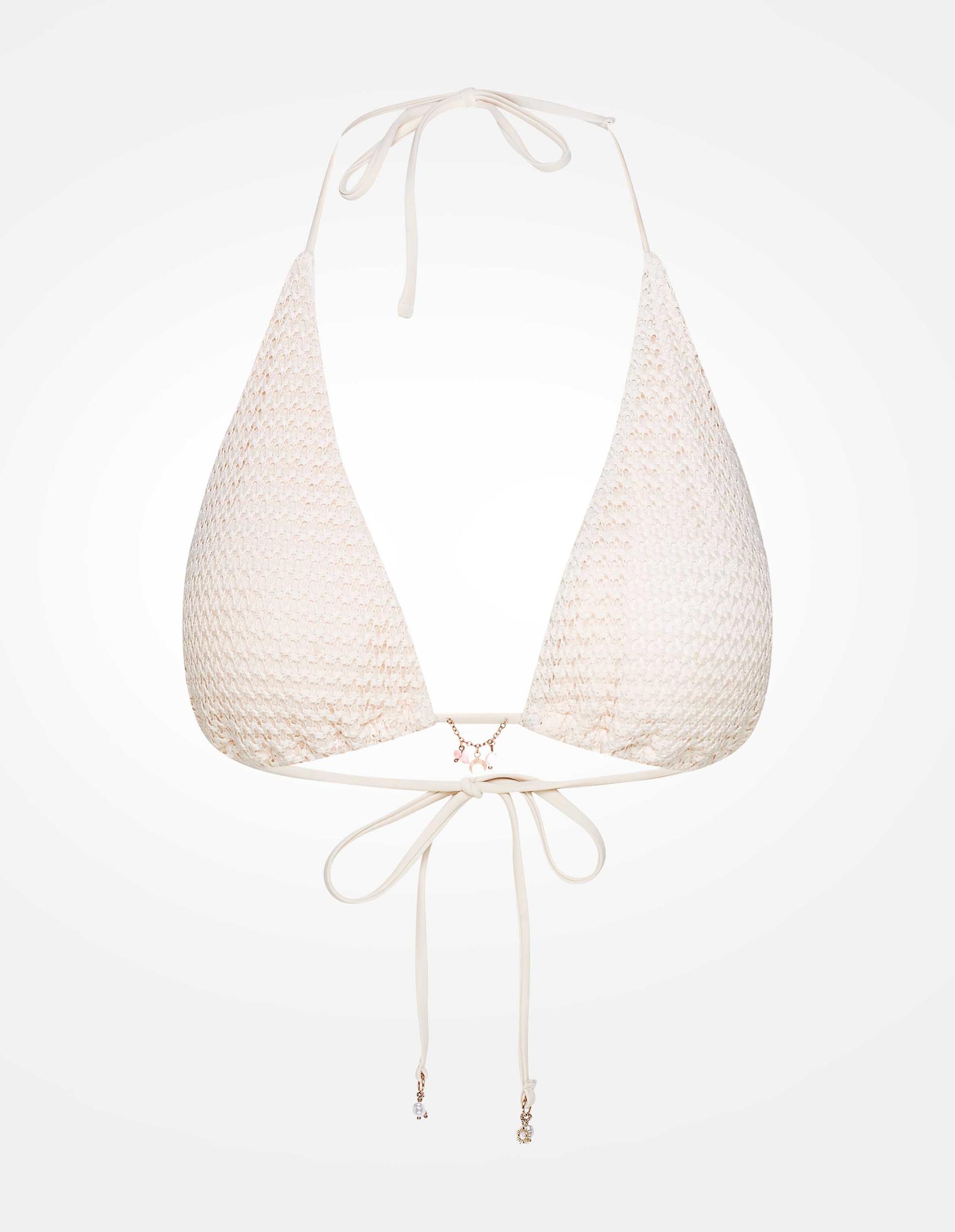 Triangle bikini top Eisley cream 12