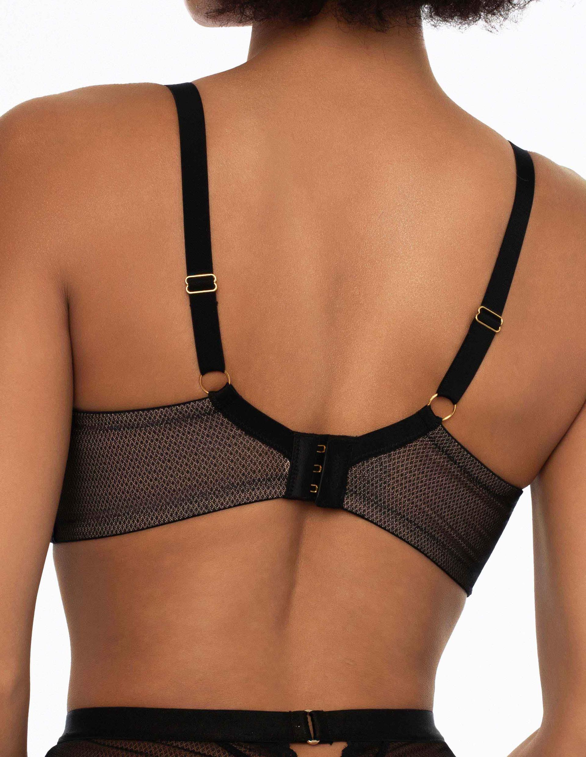 Semi-padded bra Notice black and gold 4