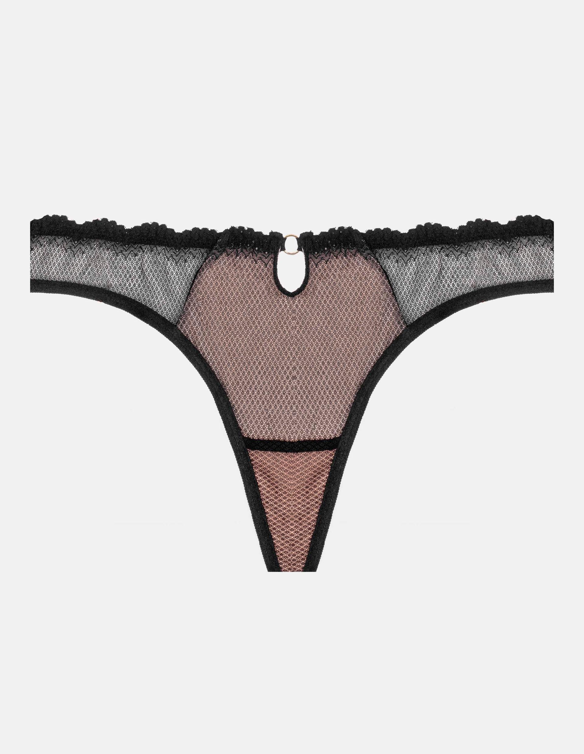 Thongs Notice black and gold 6