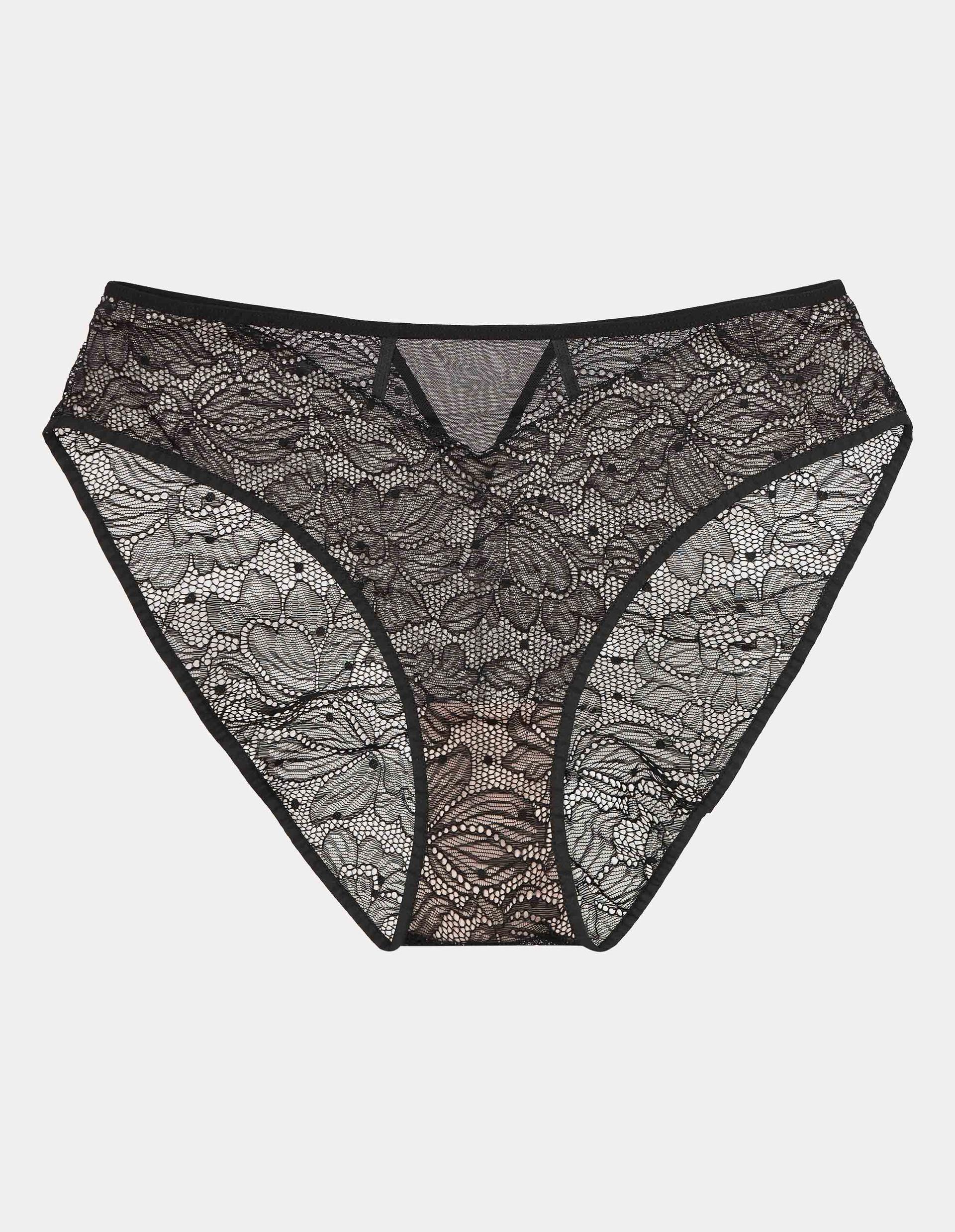 High-waisted briefs Nikola black and gold 6
