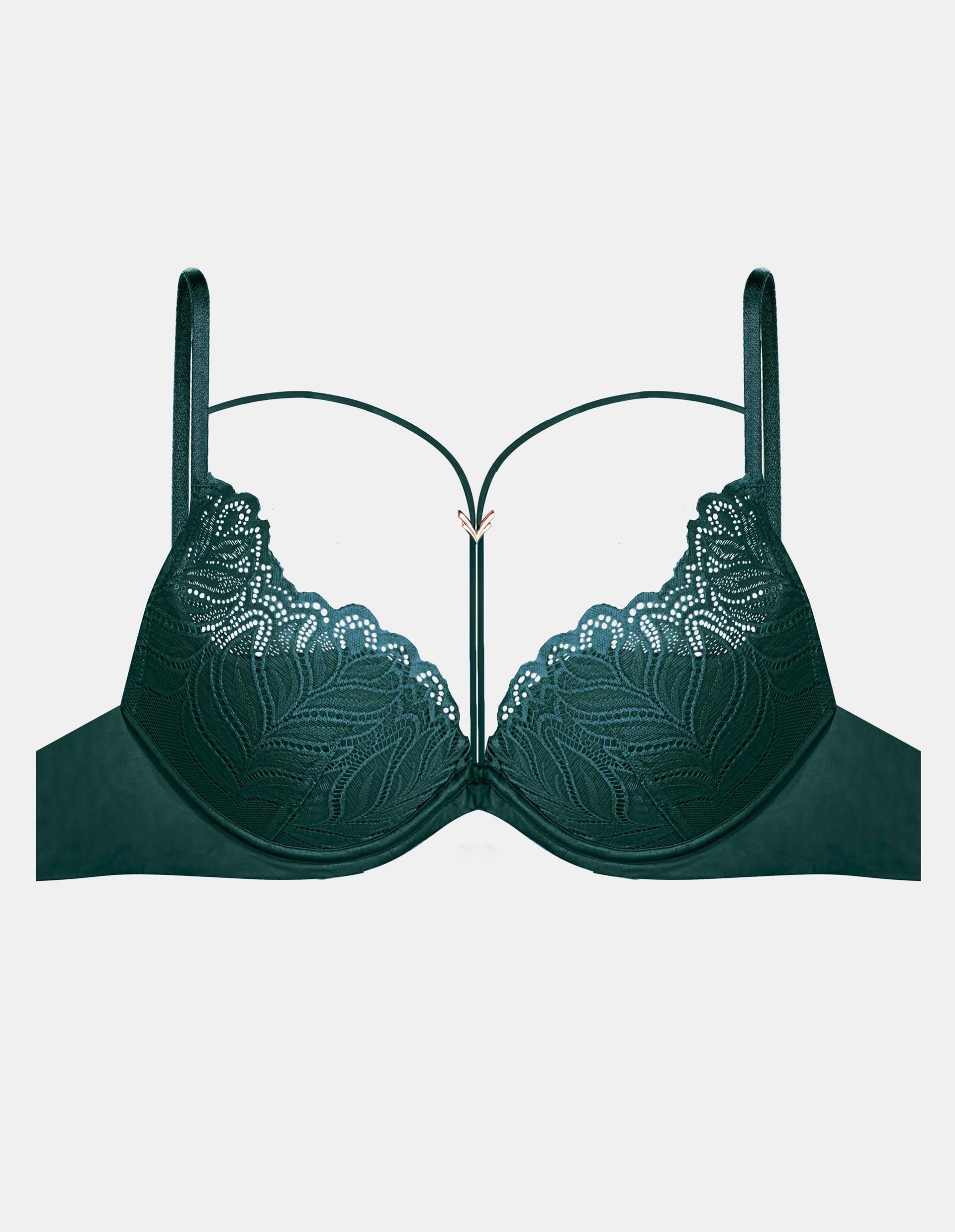 Push-up bra Korin dark ​​green 6