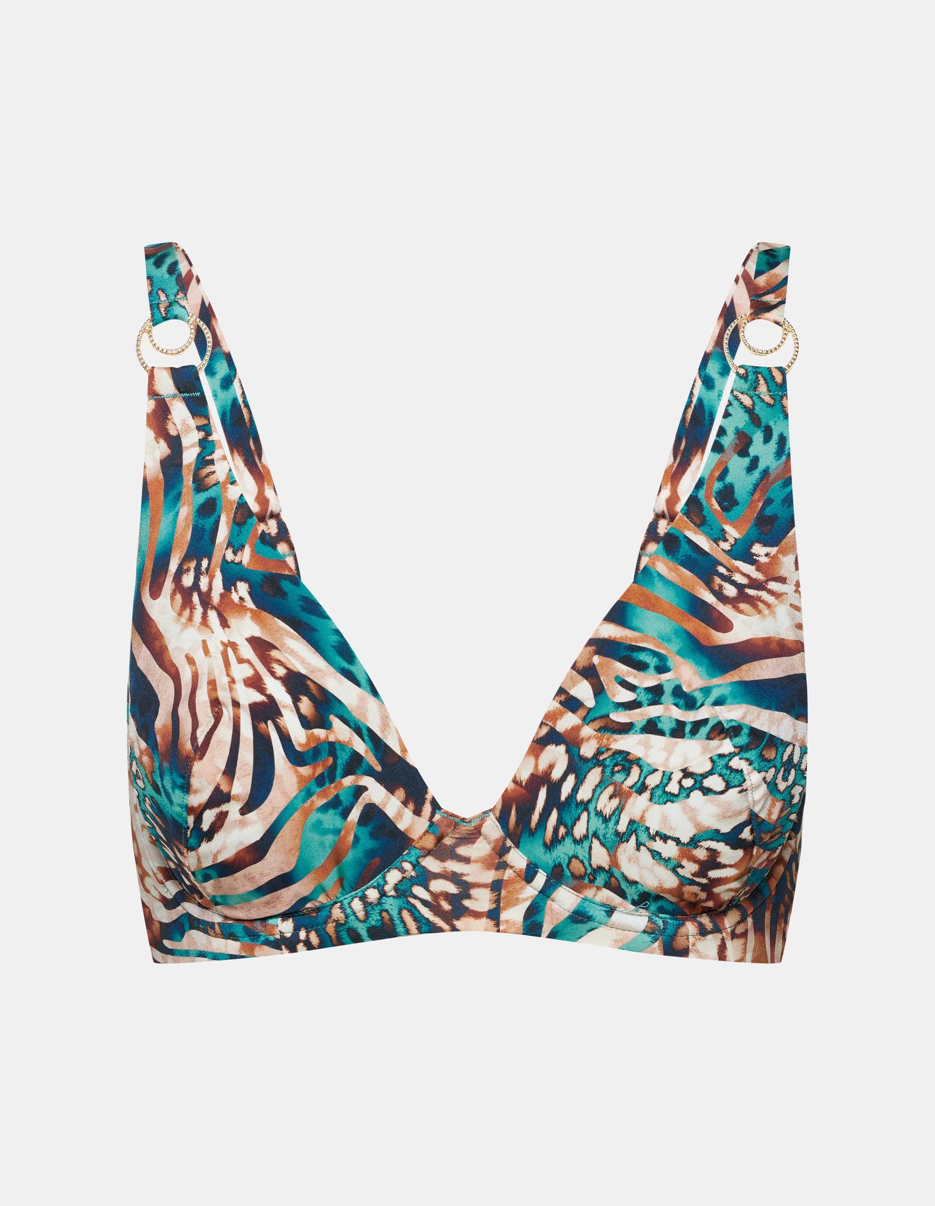 Soft bikini top Deliciosa Green 4