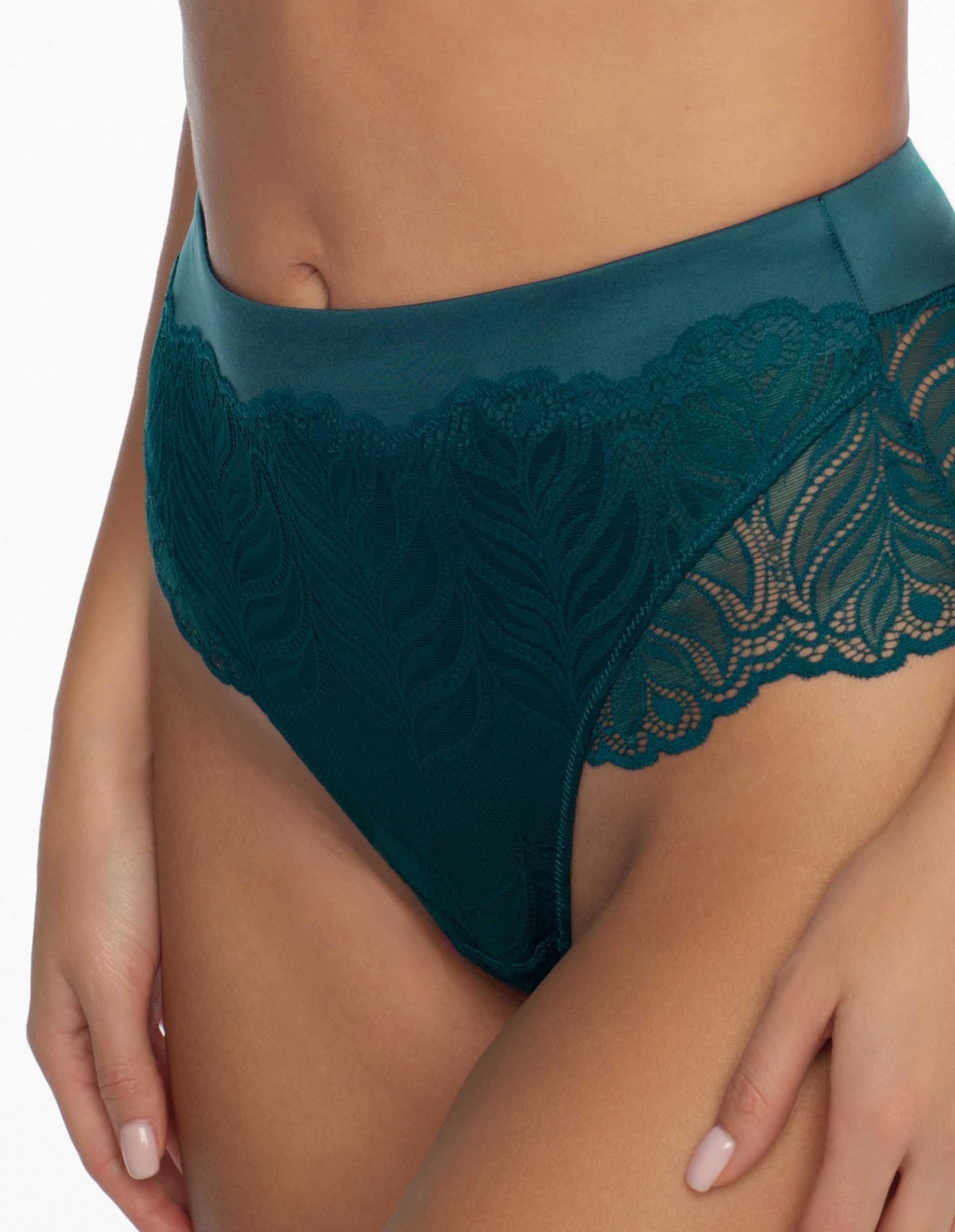 High-waisted briefs Korin dark ​​green 3