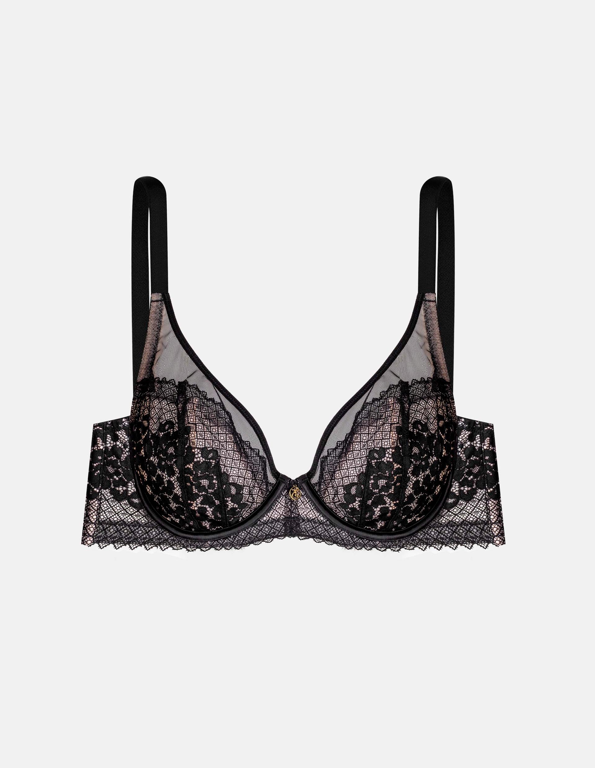 Soft bra Nickita black and gold 6
