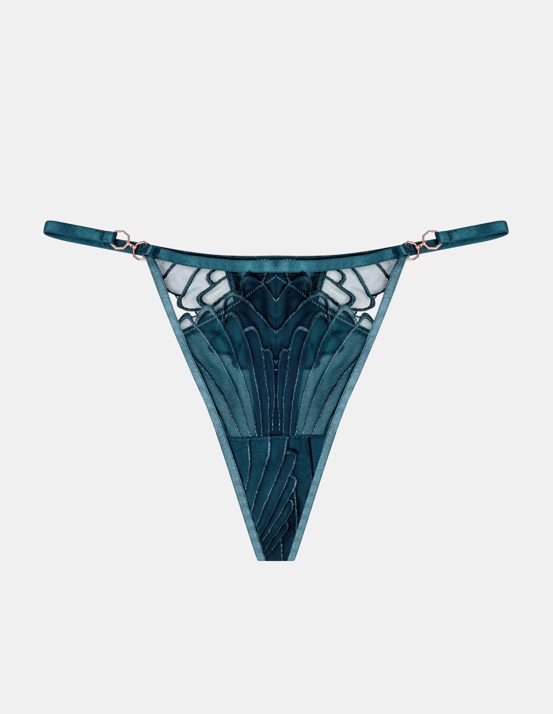 Thongs Nugat dark ​​green 5