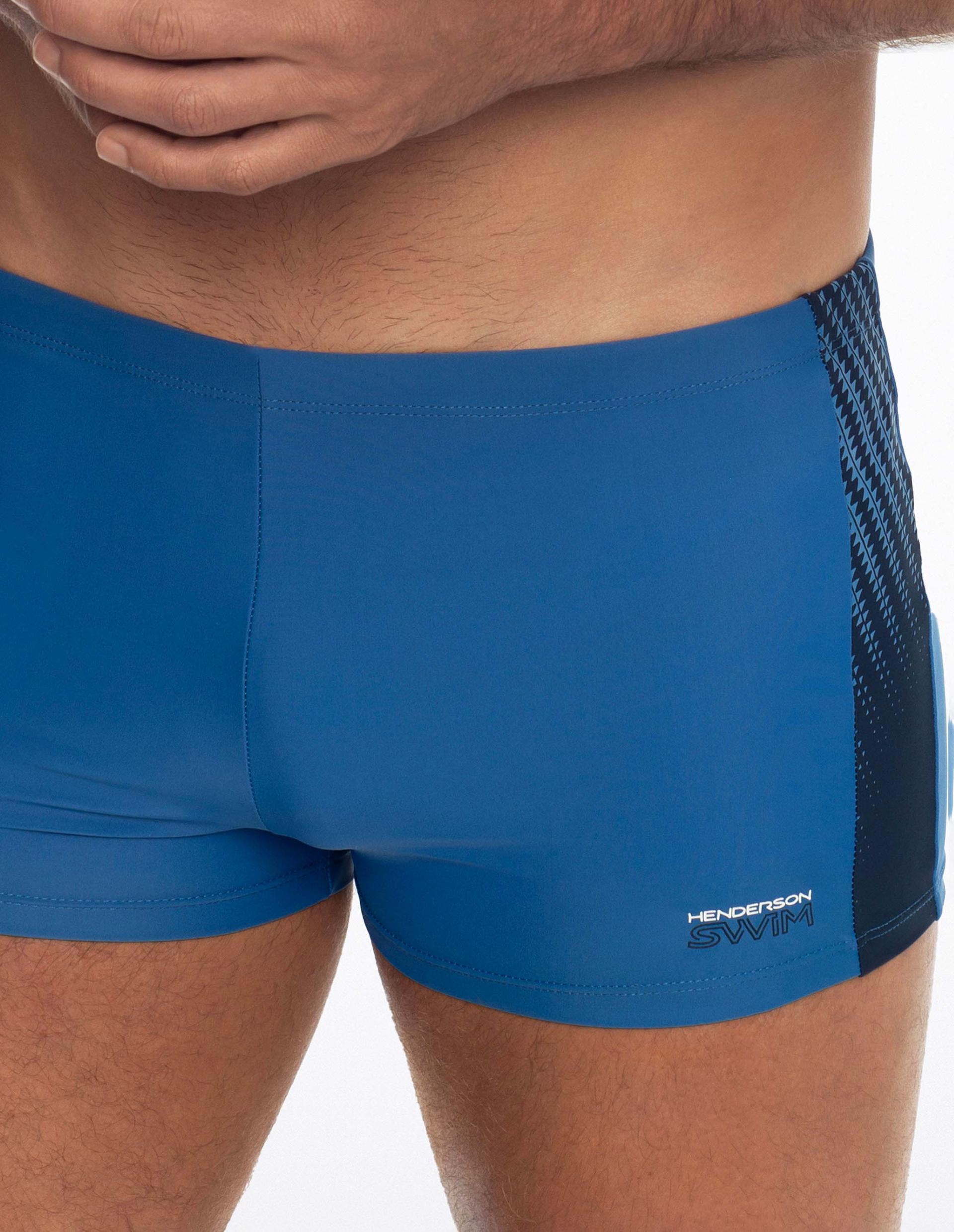 Badehose Zither Blau 3