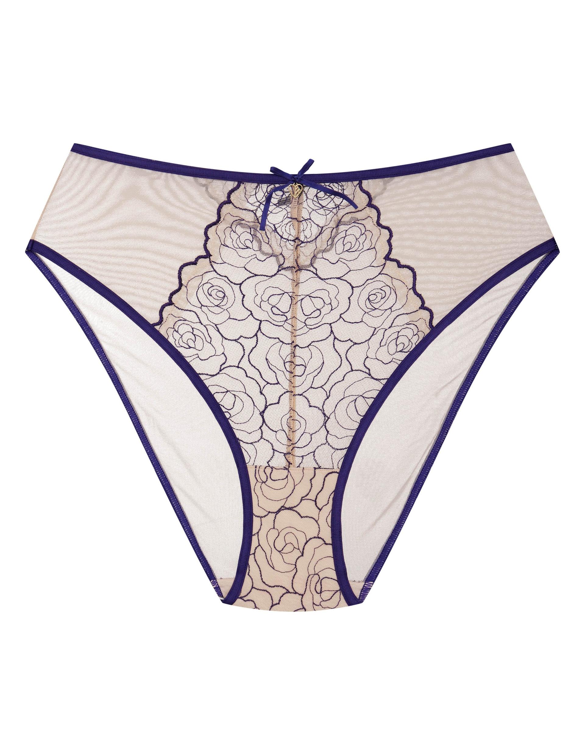 High-waisted panties Batty navy 5