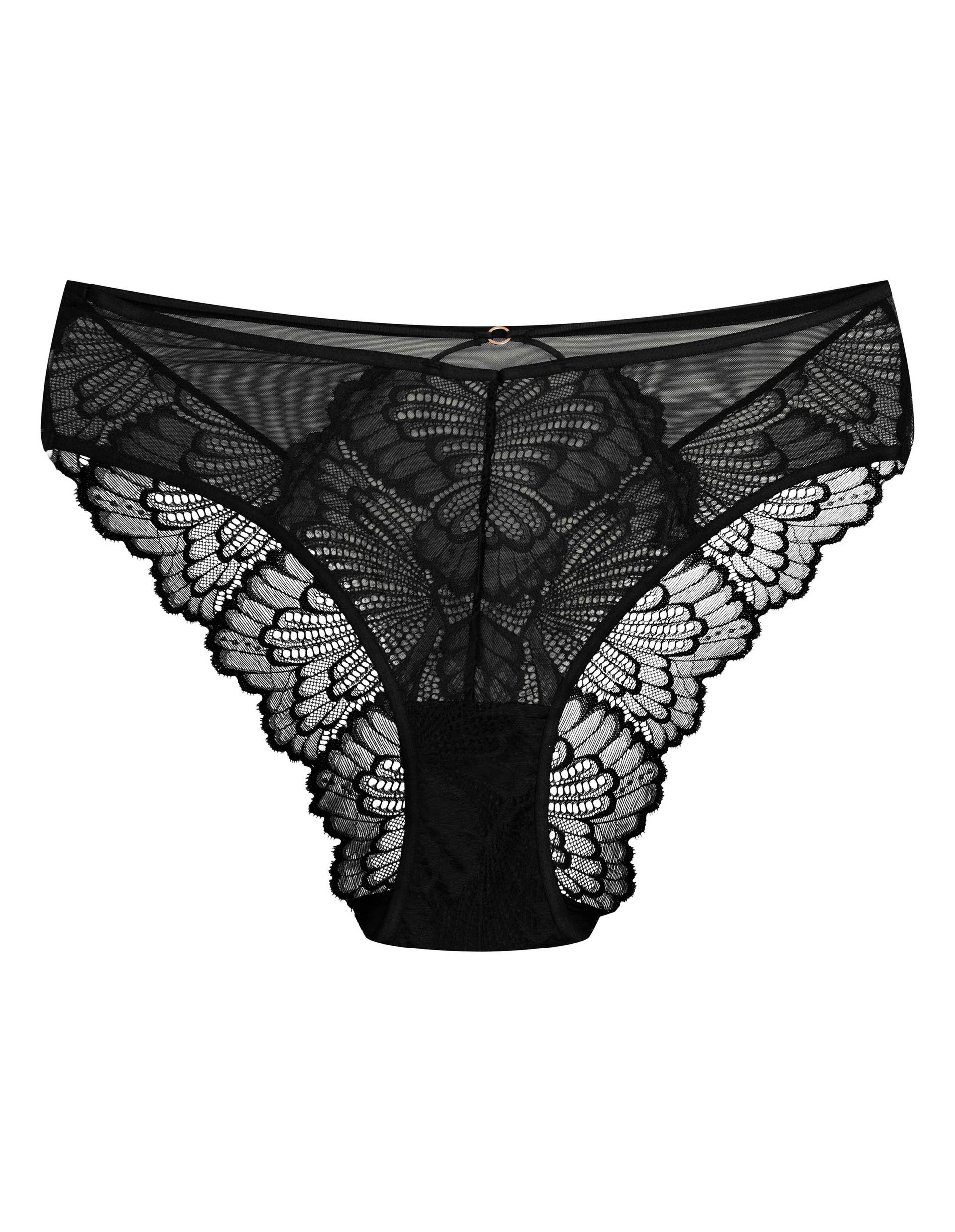 High-waisted panties Bari Black 5