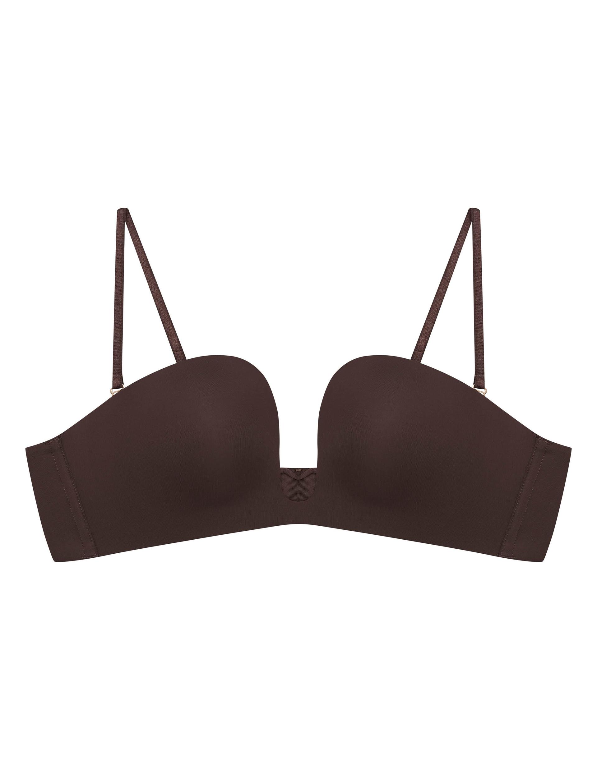 Biustonosz push-up Novelty brązowy 7