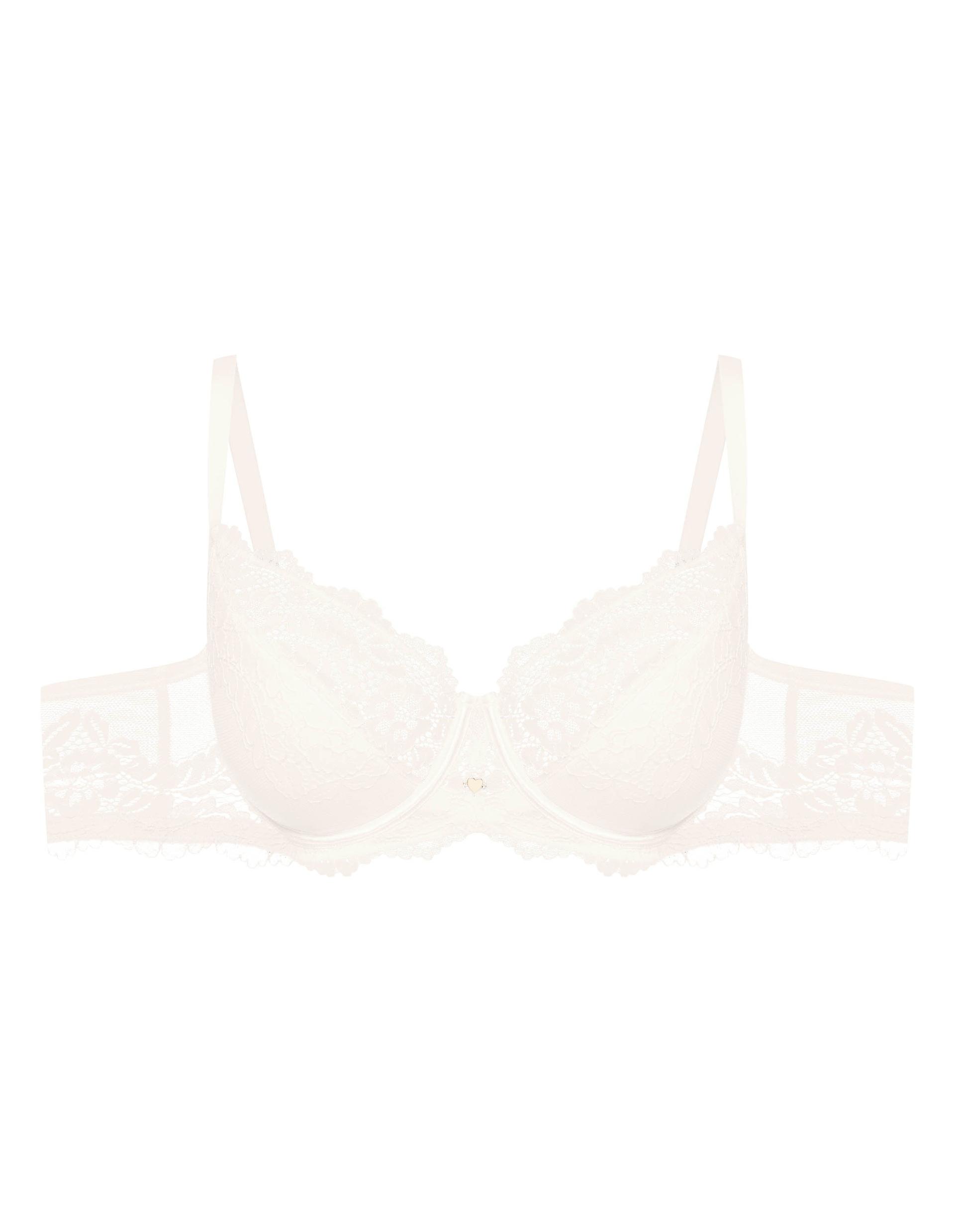Semi-padded bra Sweetheart White 5