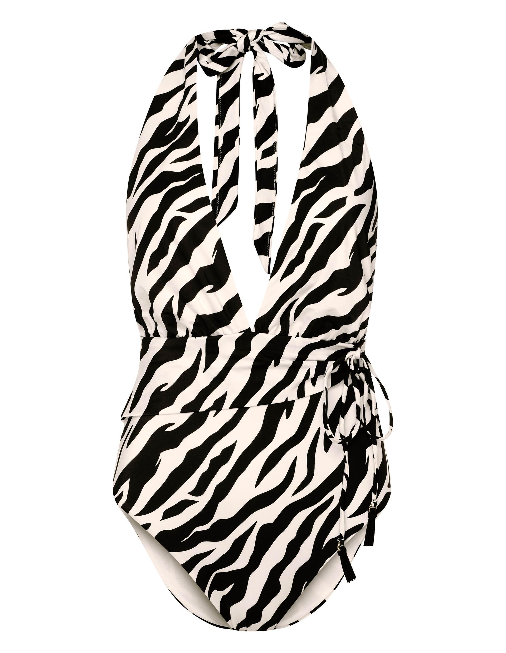 One-piece swimsuit Zibraz cream 9