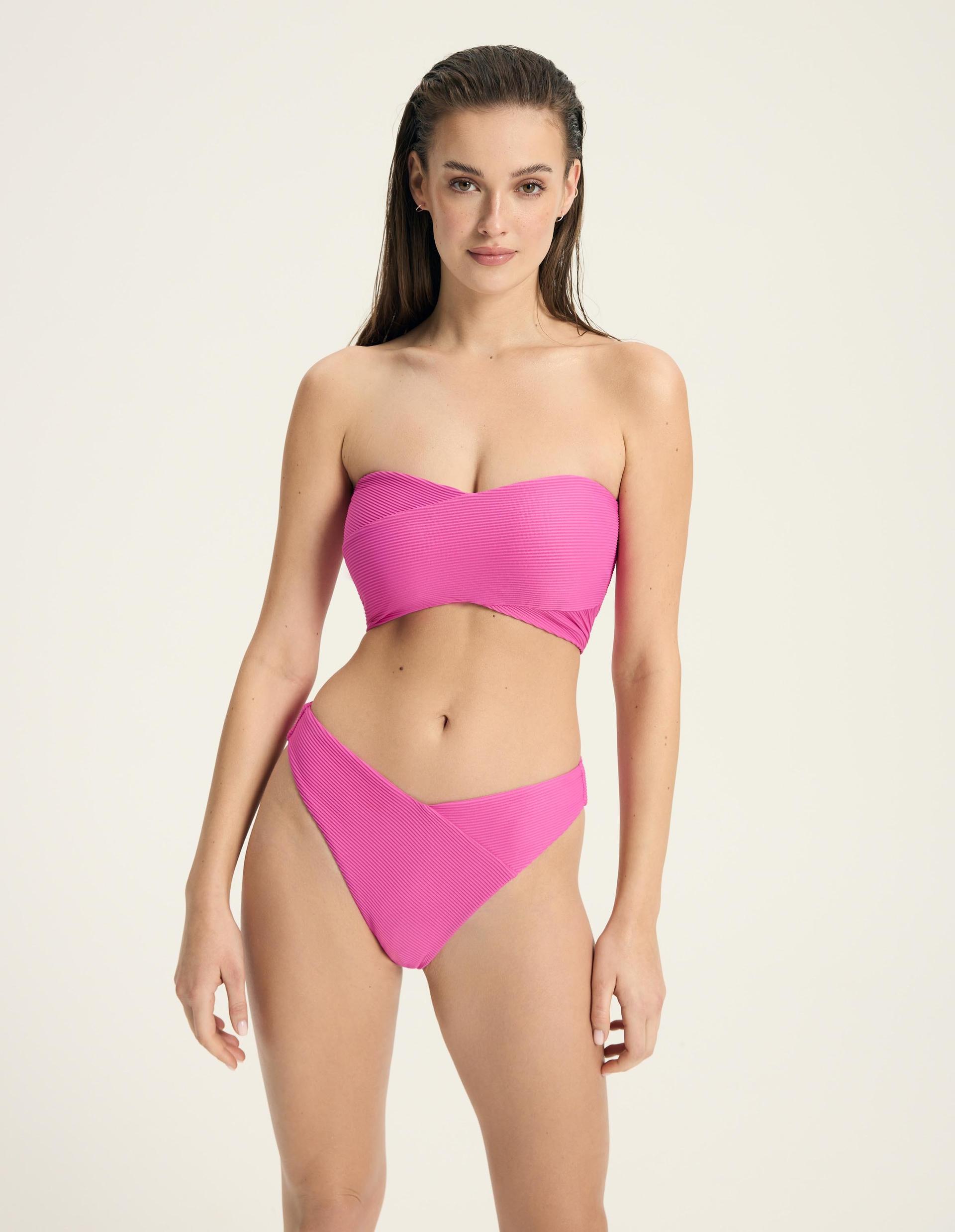 Bikini Oberteil bandeau Agleen Rosa 5