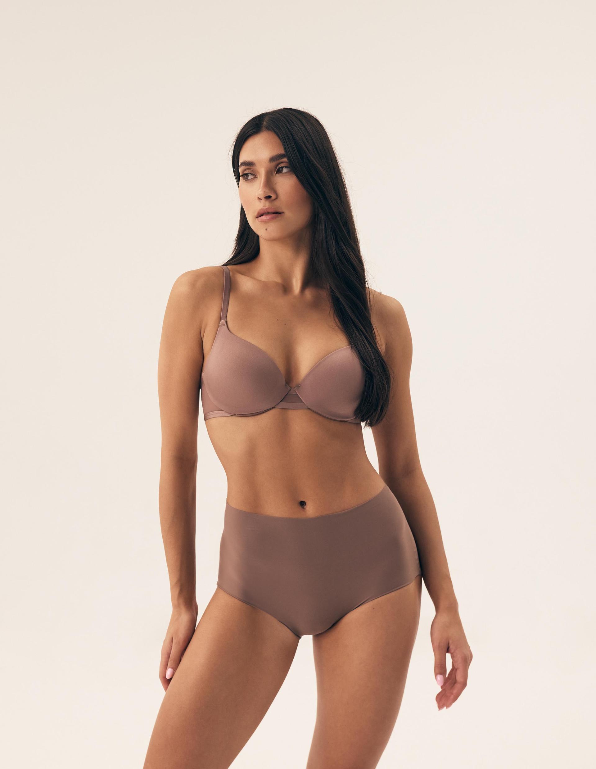 Push-up bra Necio brown 2
