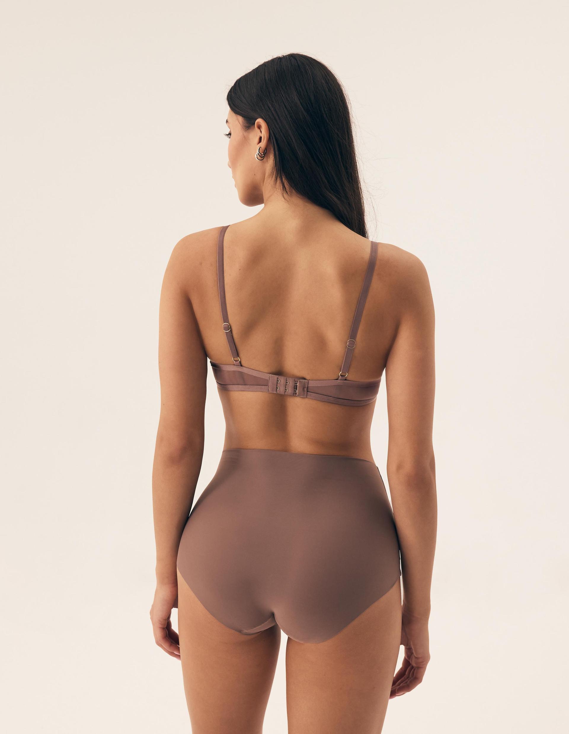Push-up bra Necio brown 4