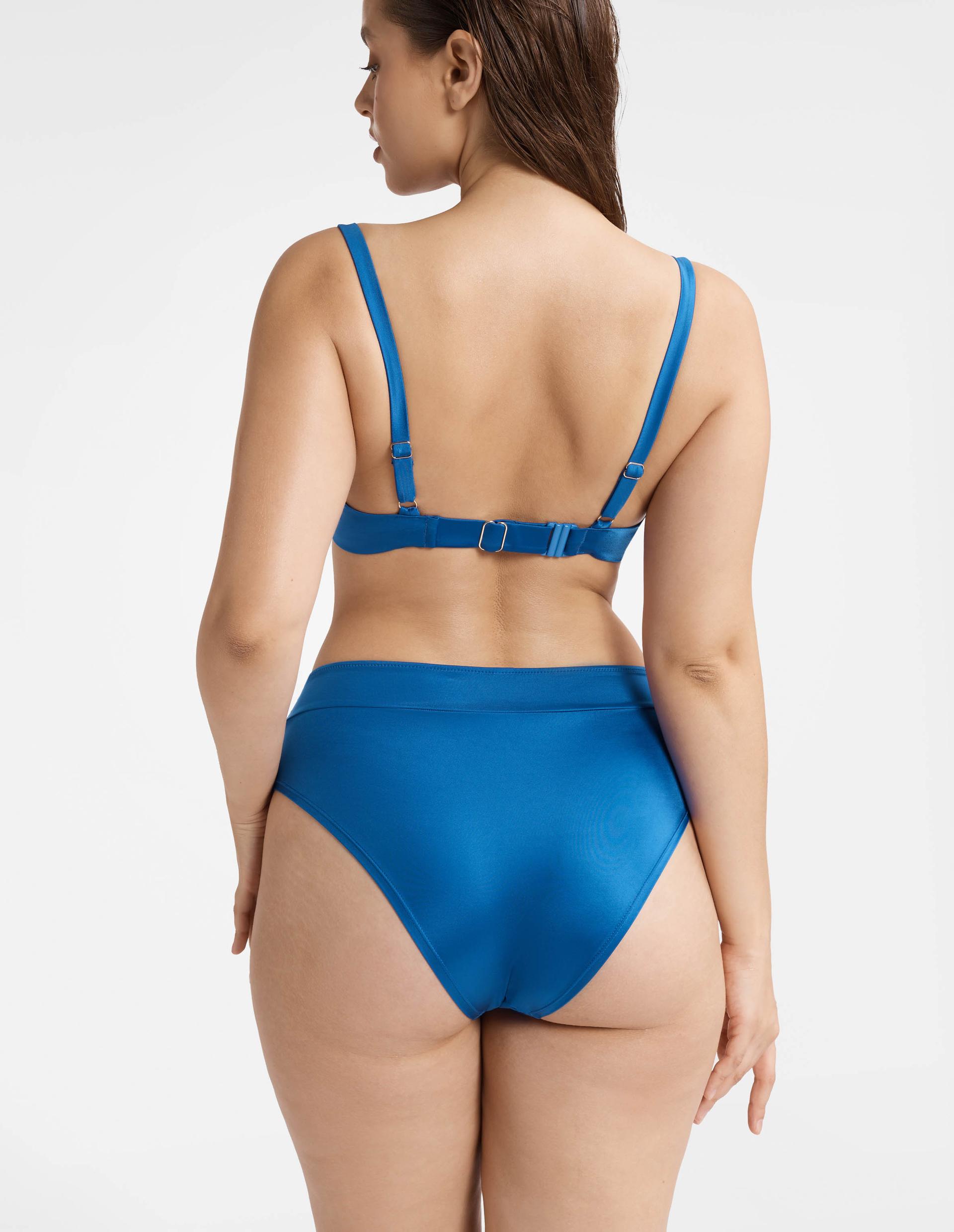 Dół od bikini z wysokim stanem Goody niebieski 2