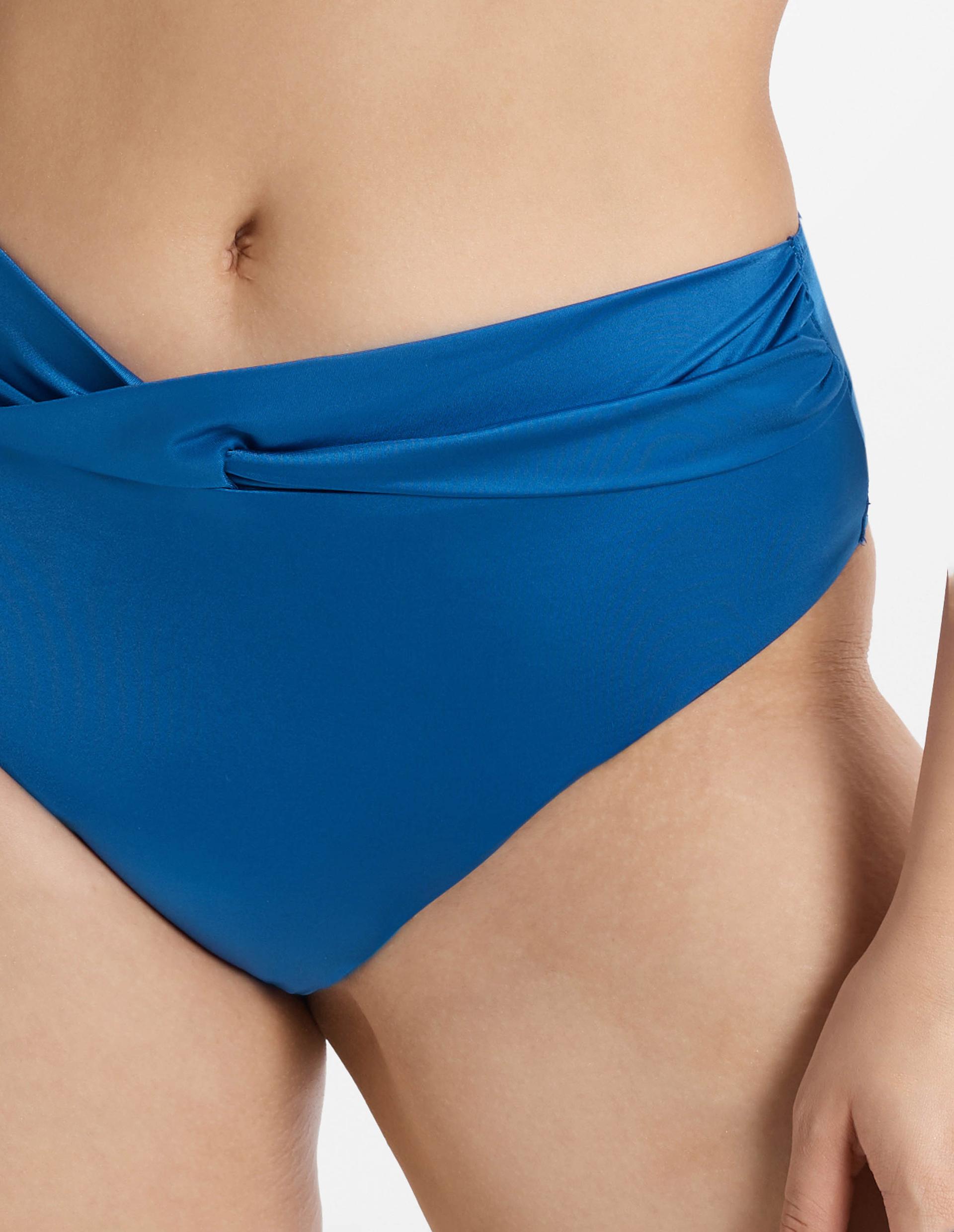 Dół od bikini z wysokim stanem Goody niebieski 3