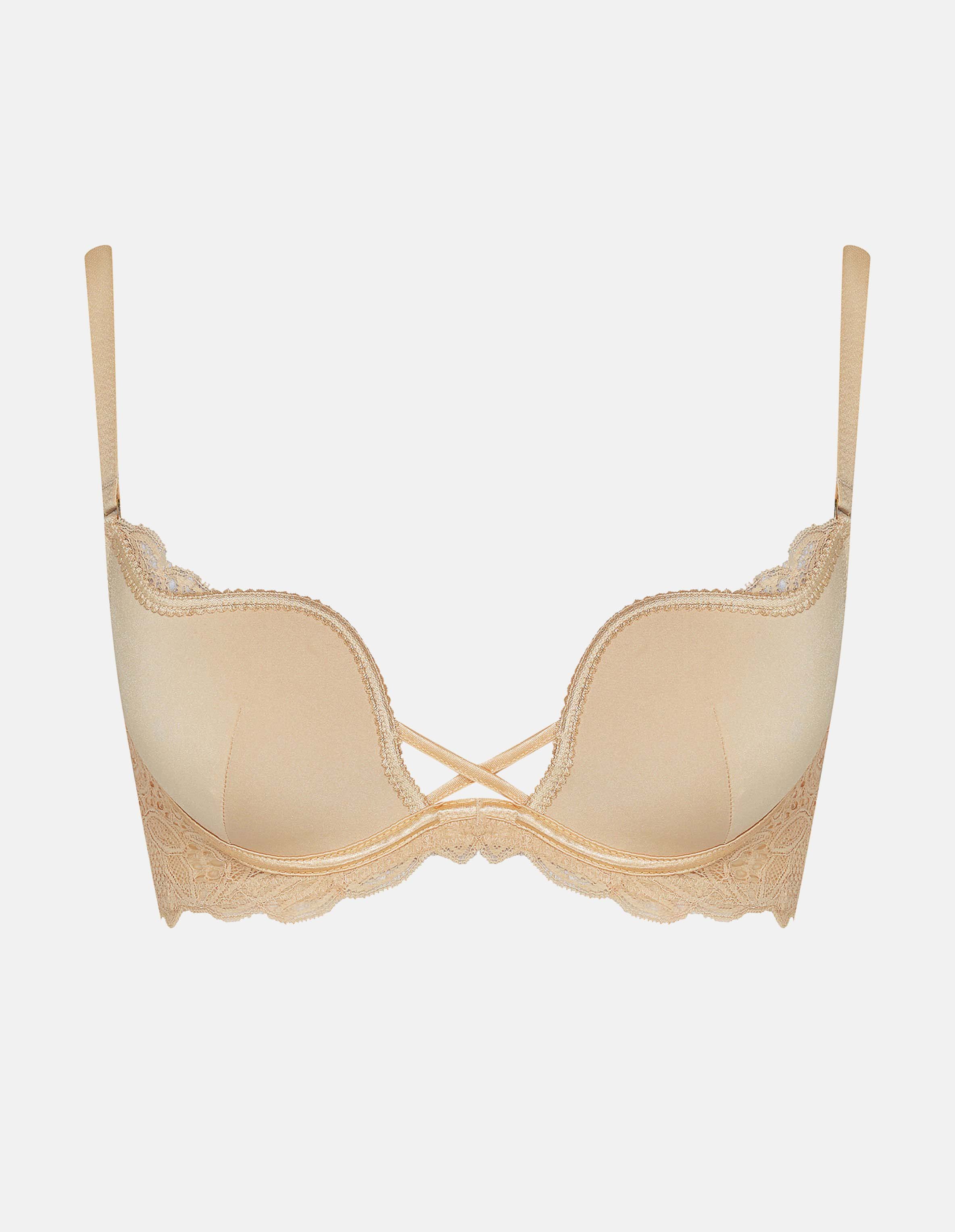 Push-up bra Delis - brown