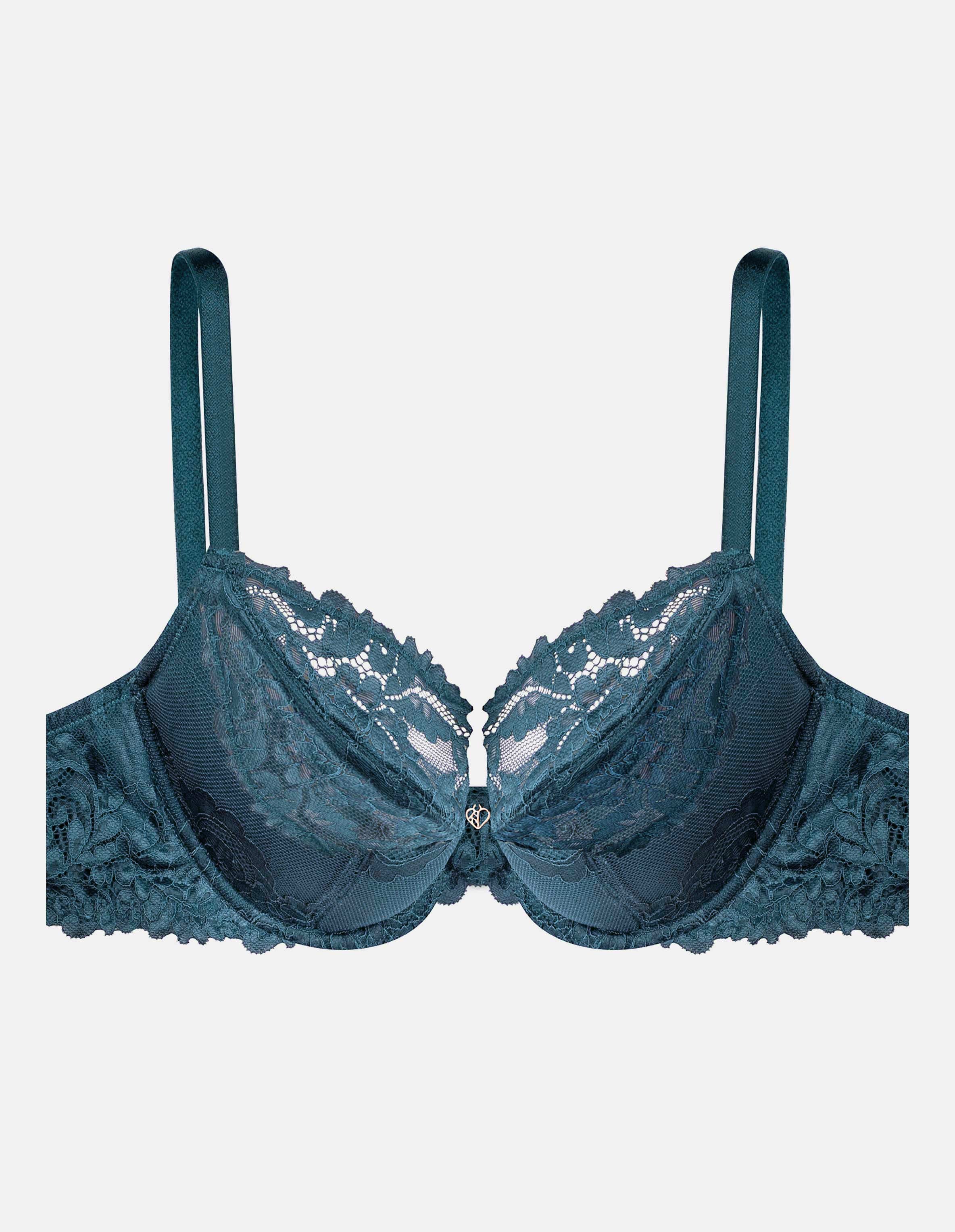 Semi-padded bra Lynn - Blue