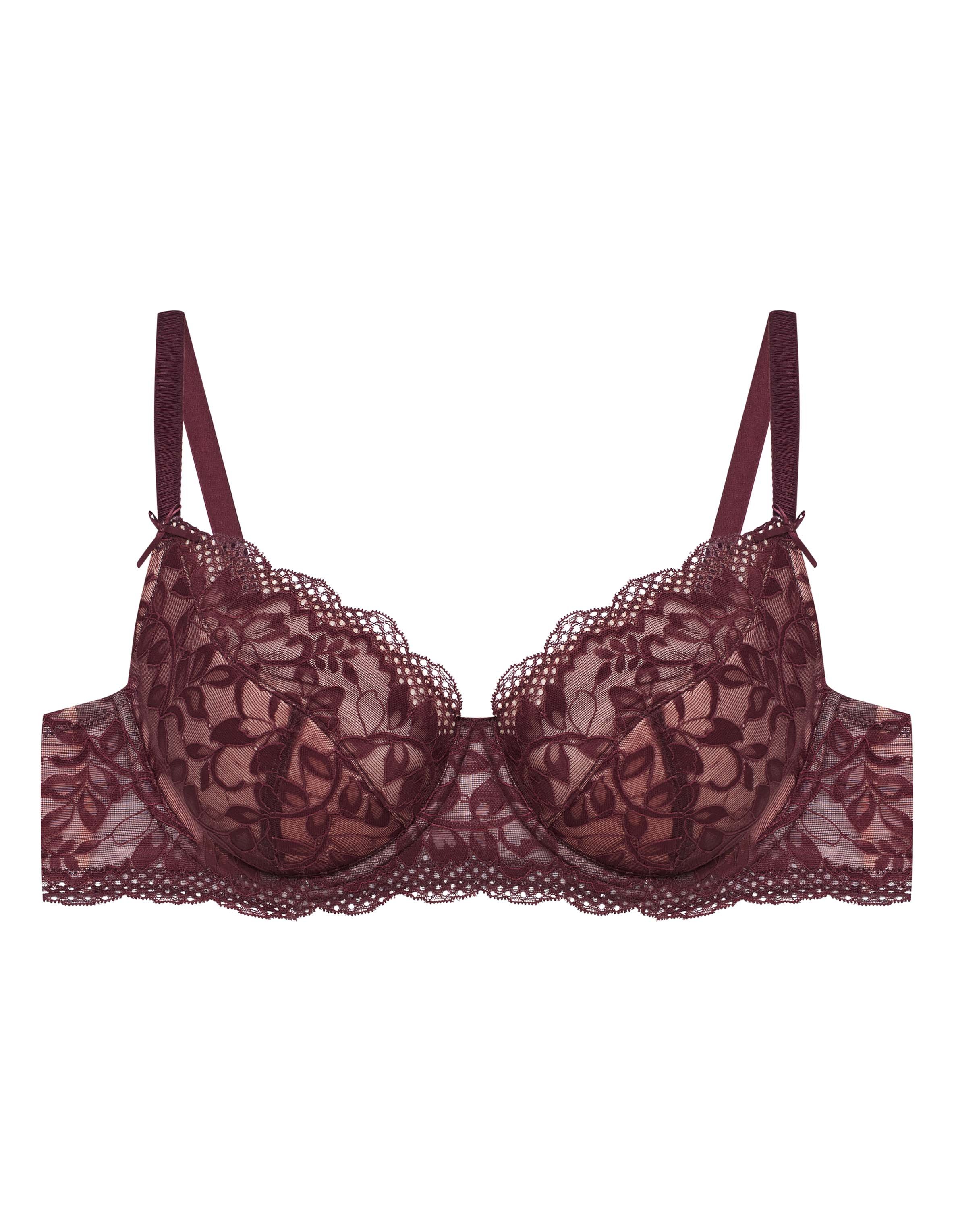 Semi-padded bra Klara - Violet