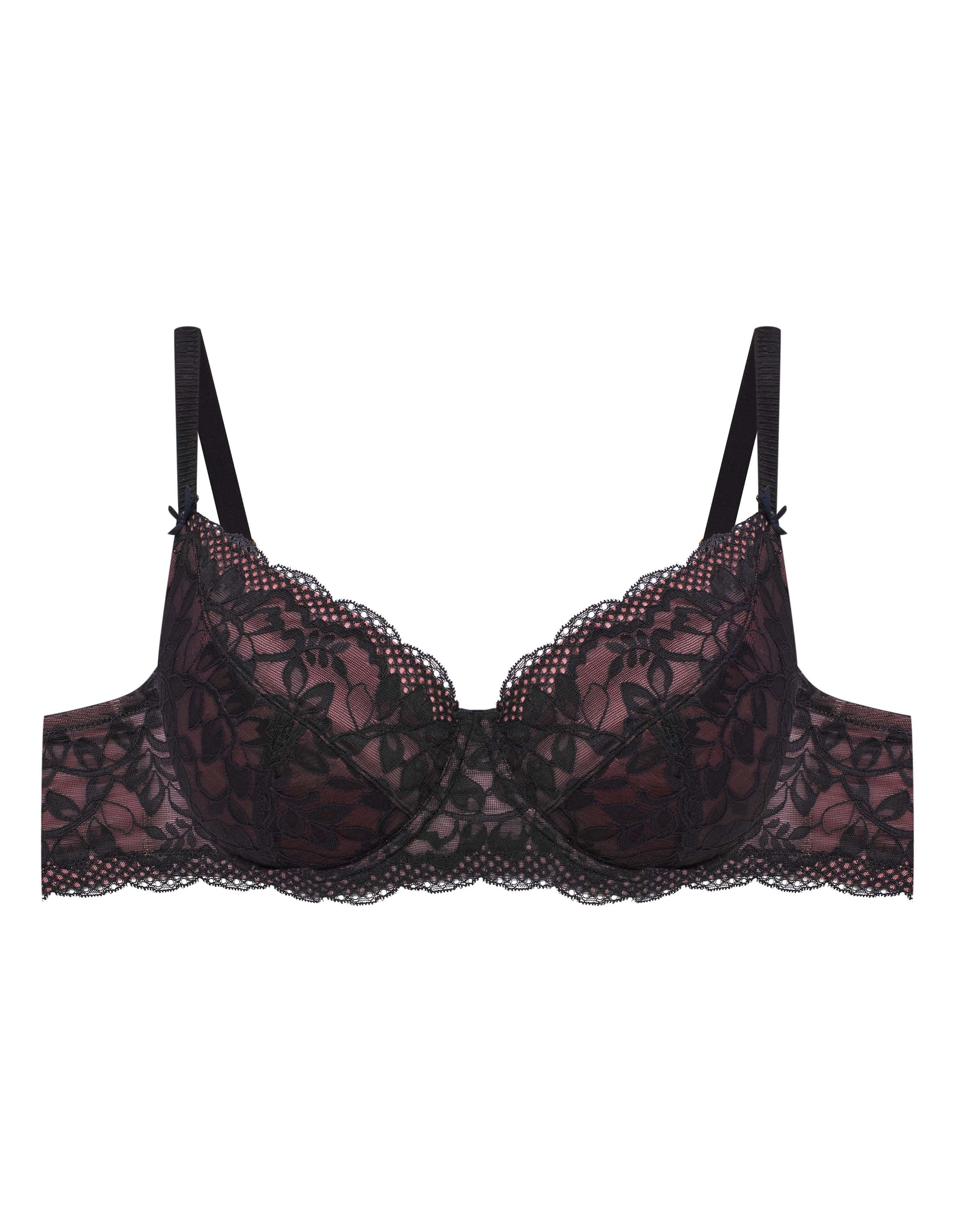 Semi-padded bra Klara - Black