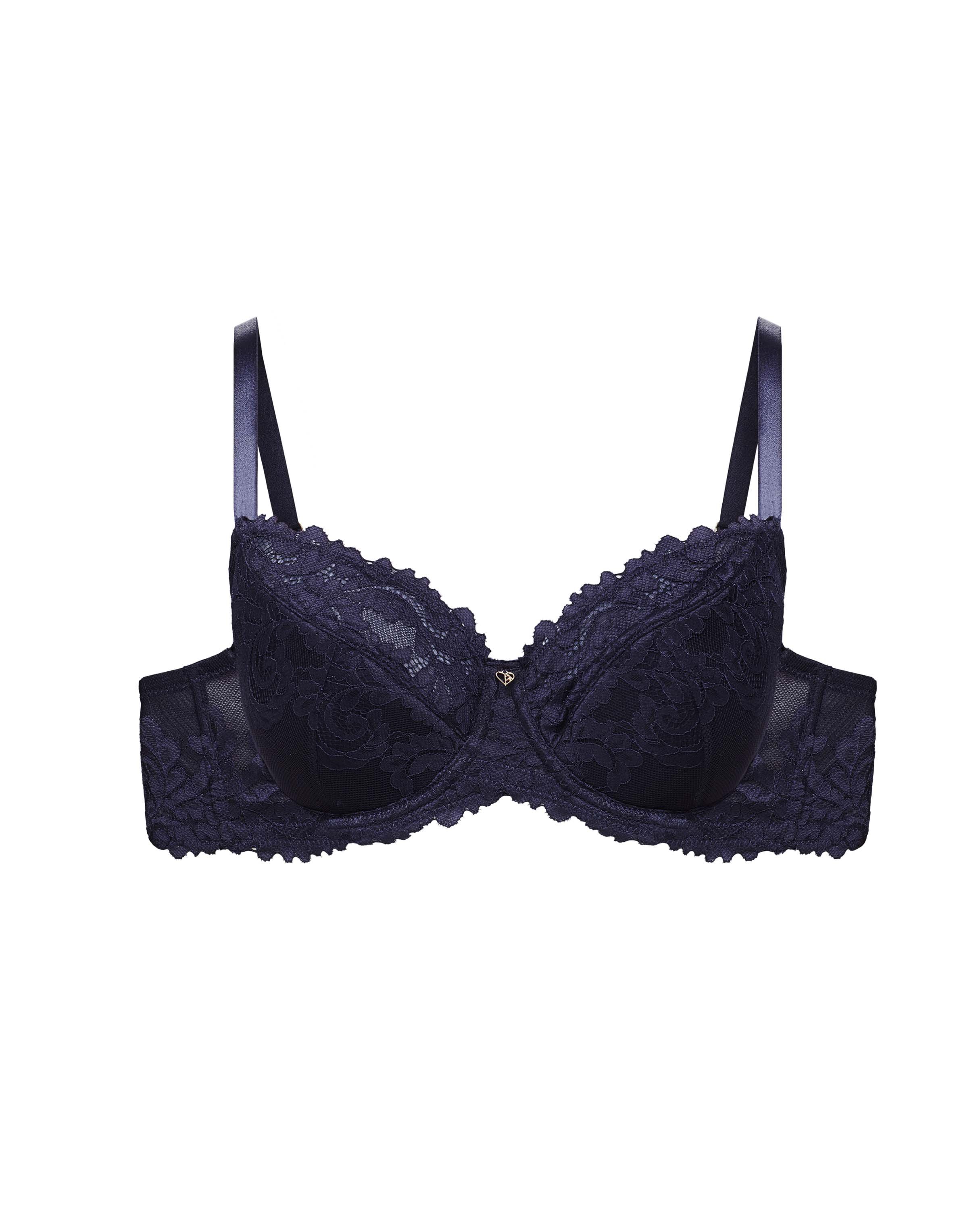 Semi-padded bra Lynn - navy