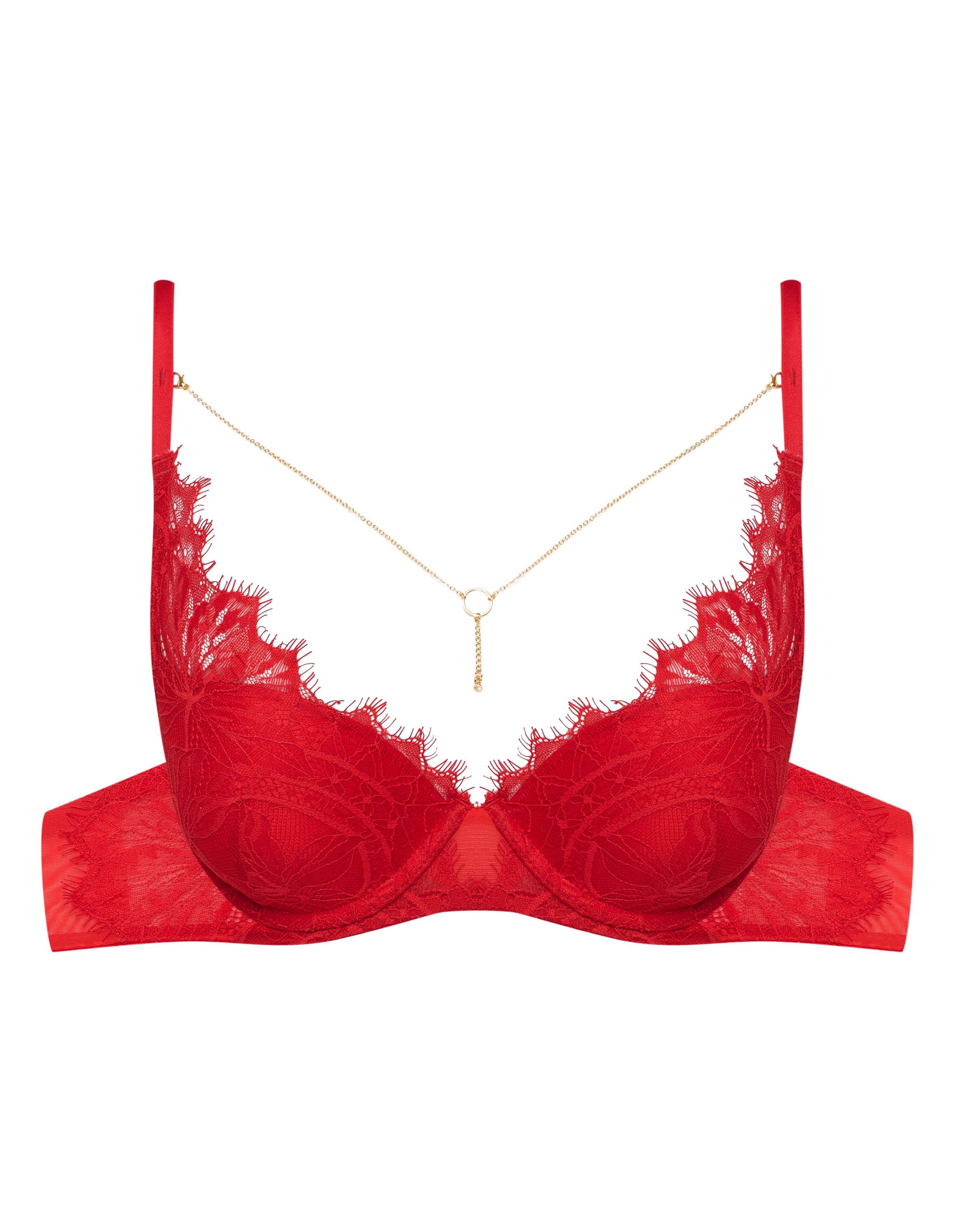 Push-up bra Oksana - Red