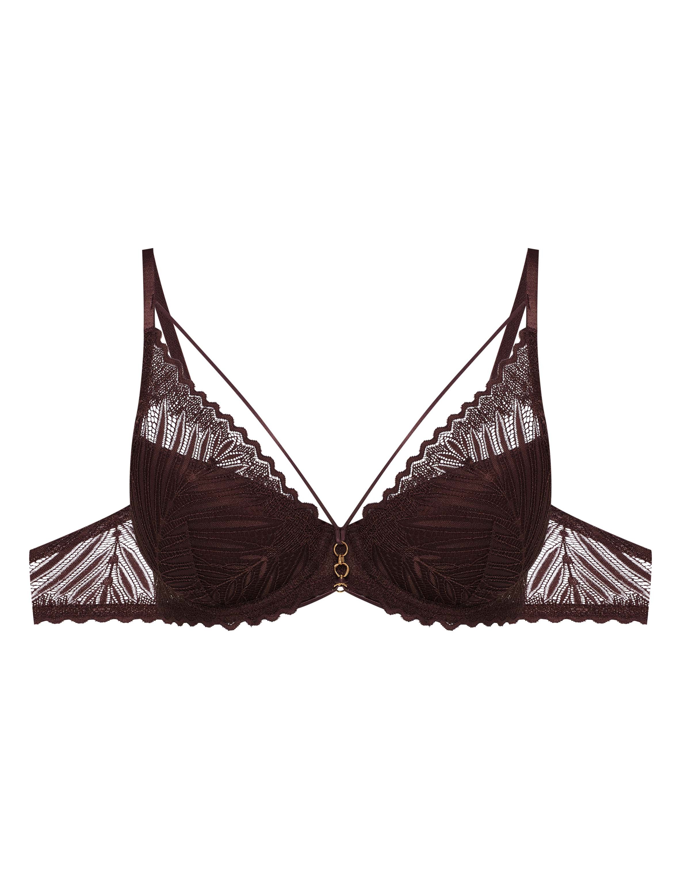 Push-up bra Onika - brown