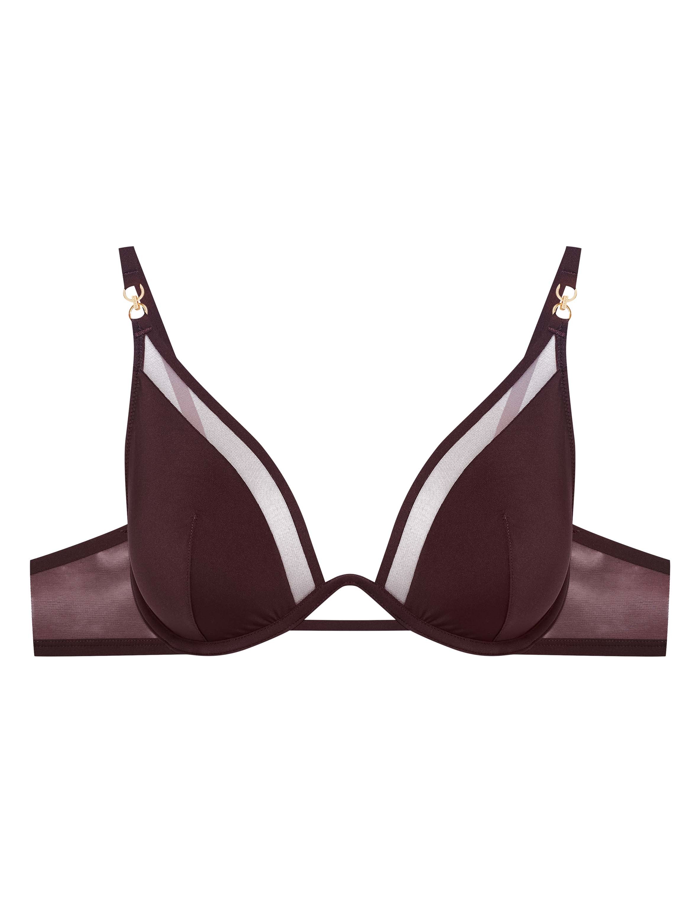 Soft bra Ova - brown