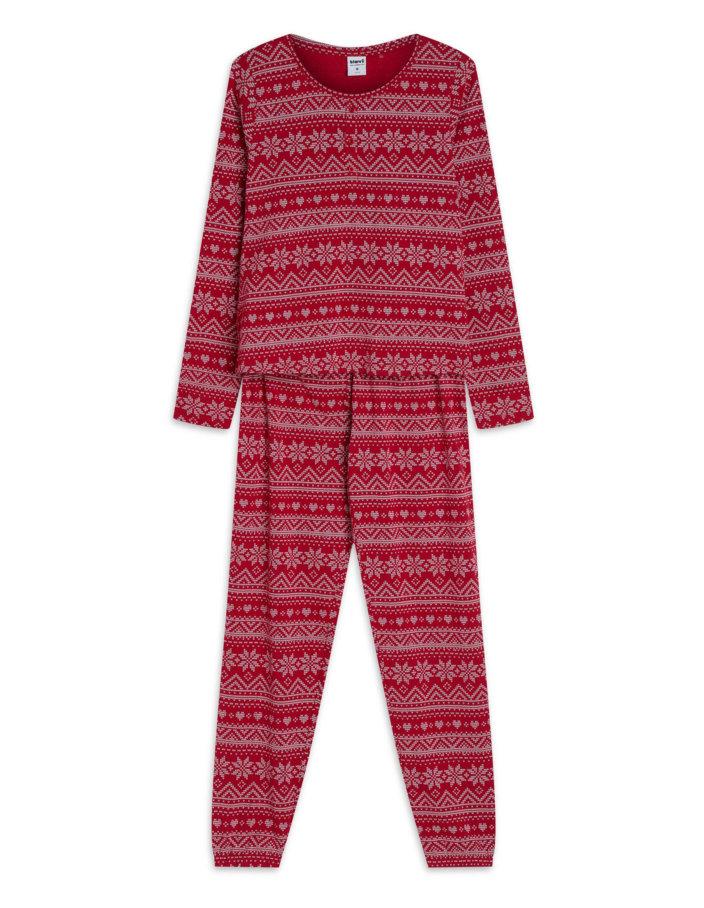 Pyjamas Bloovii Hygge - Red
