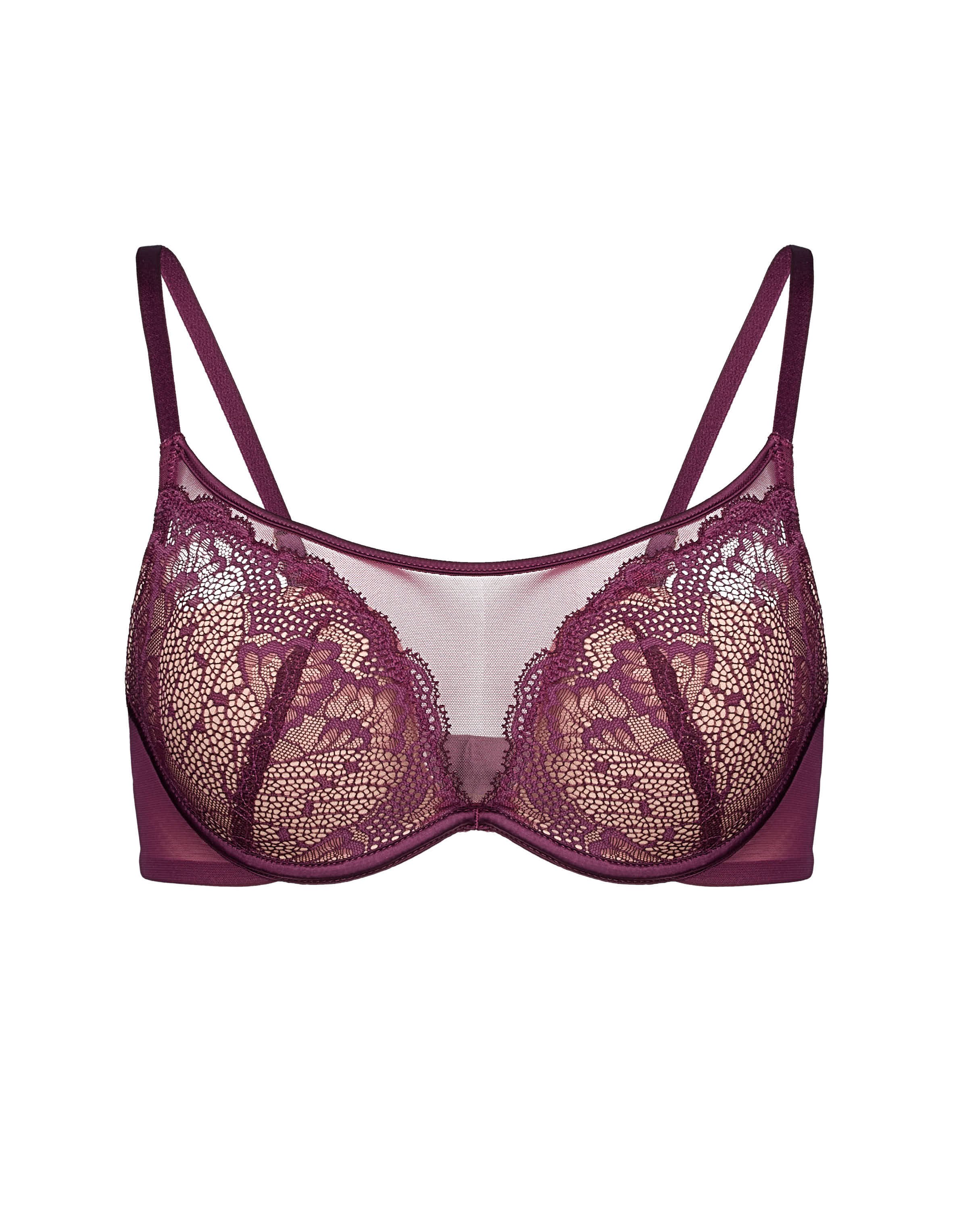 Push-up bra Crown - Violet