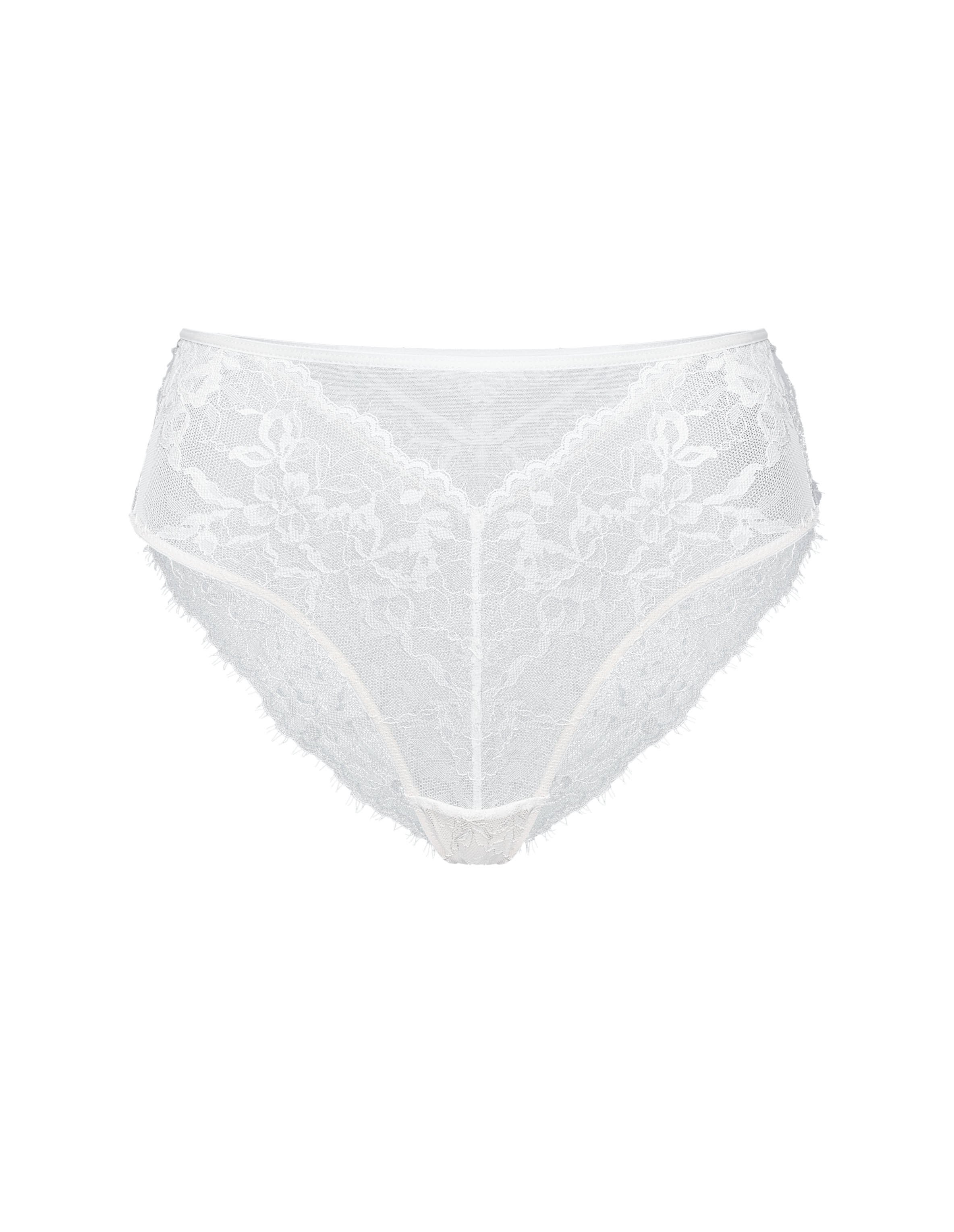 High-waisted panties Cloe - cream