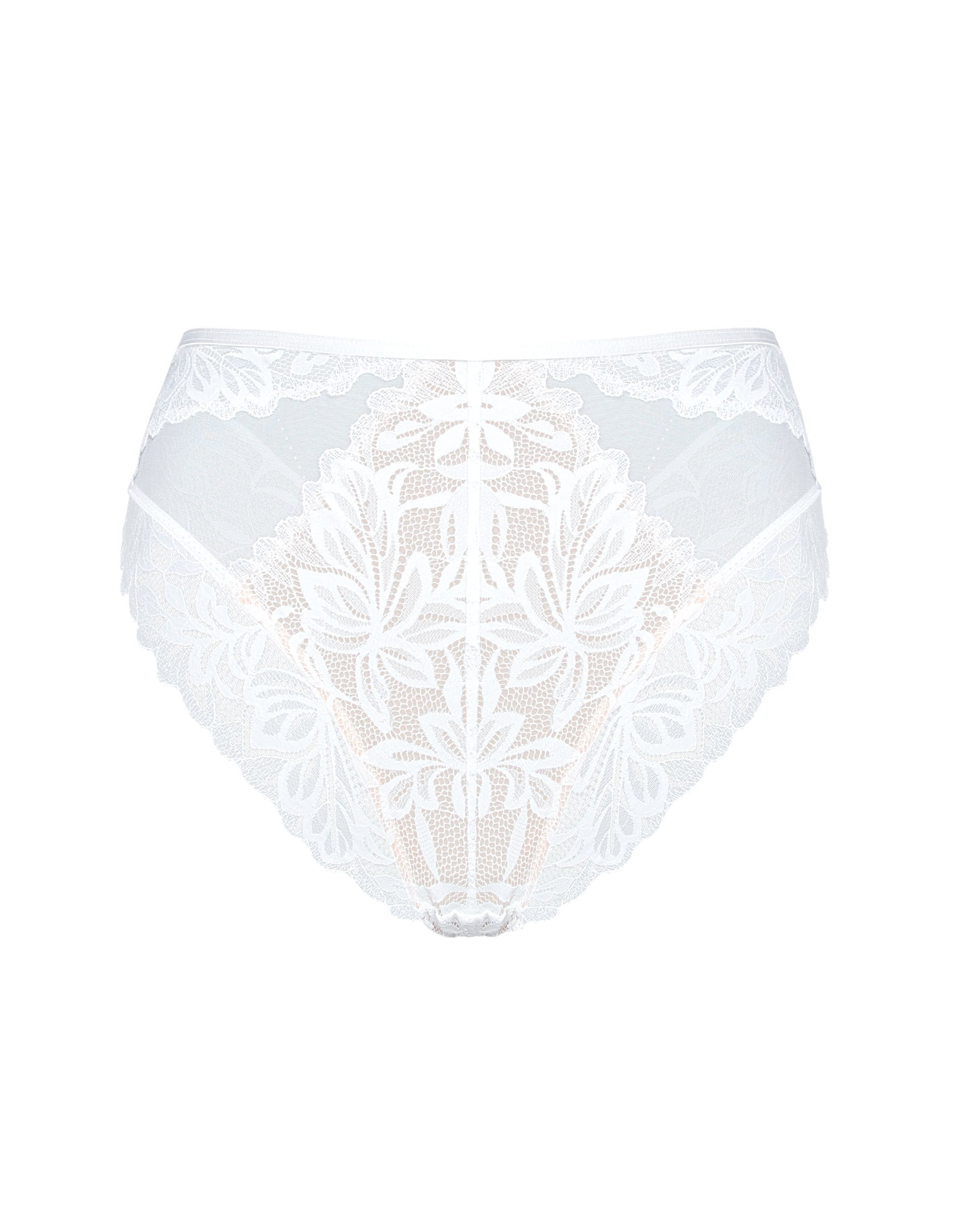 High-waisted panties Gloria - cream
