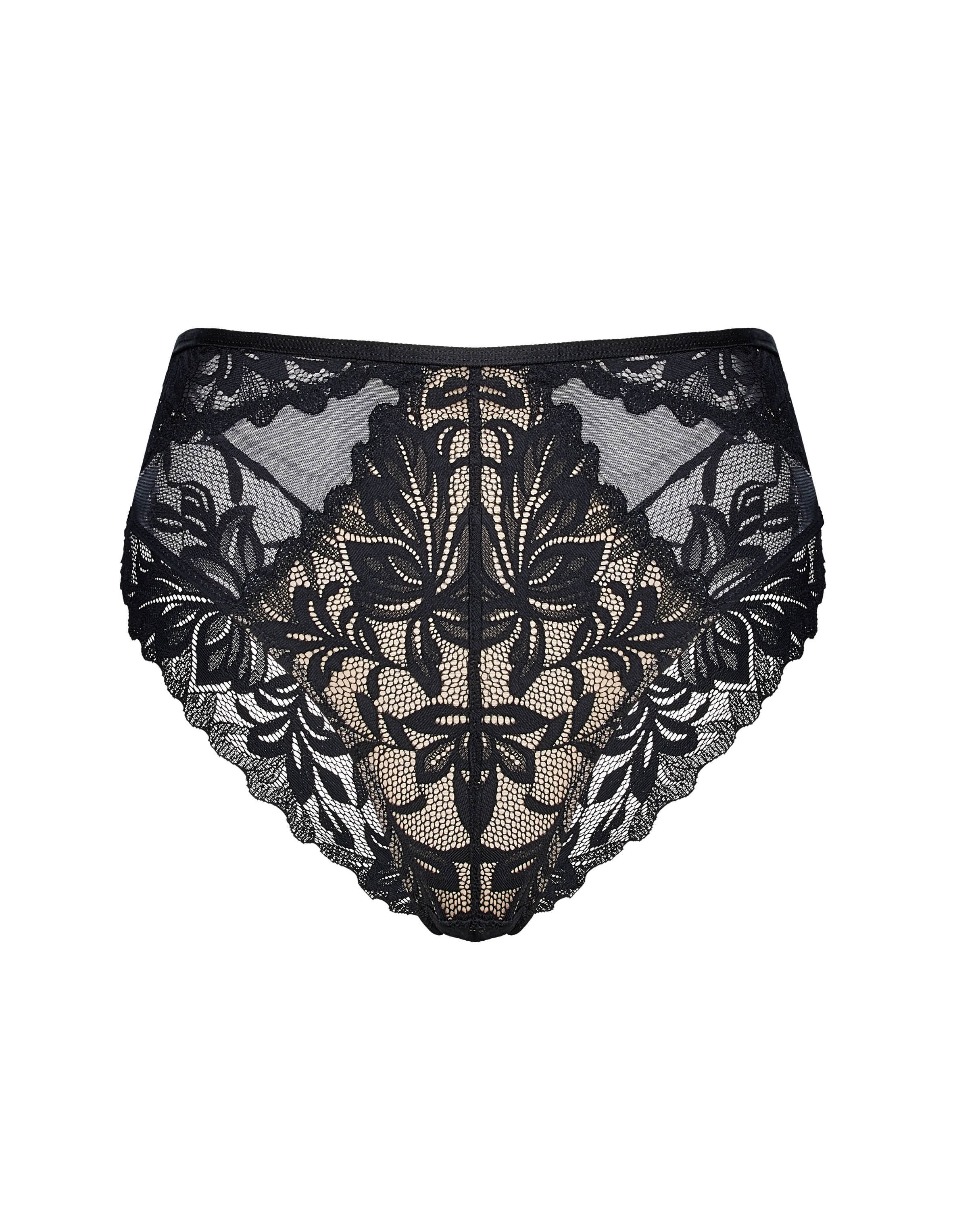 High-waisted panties Gloria - Black