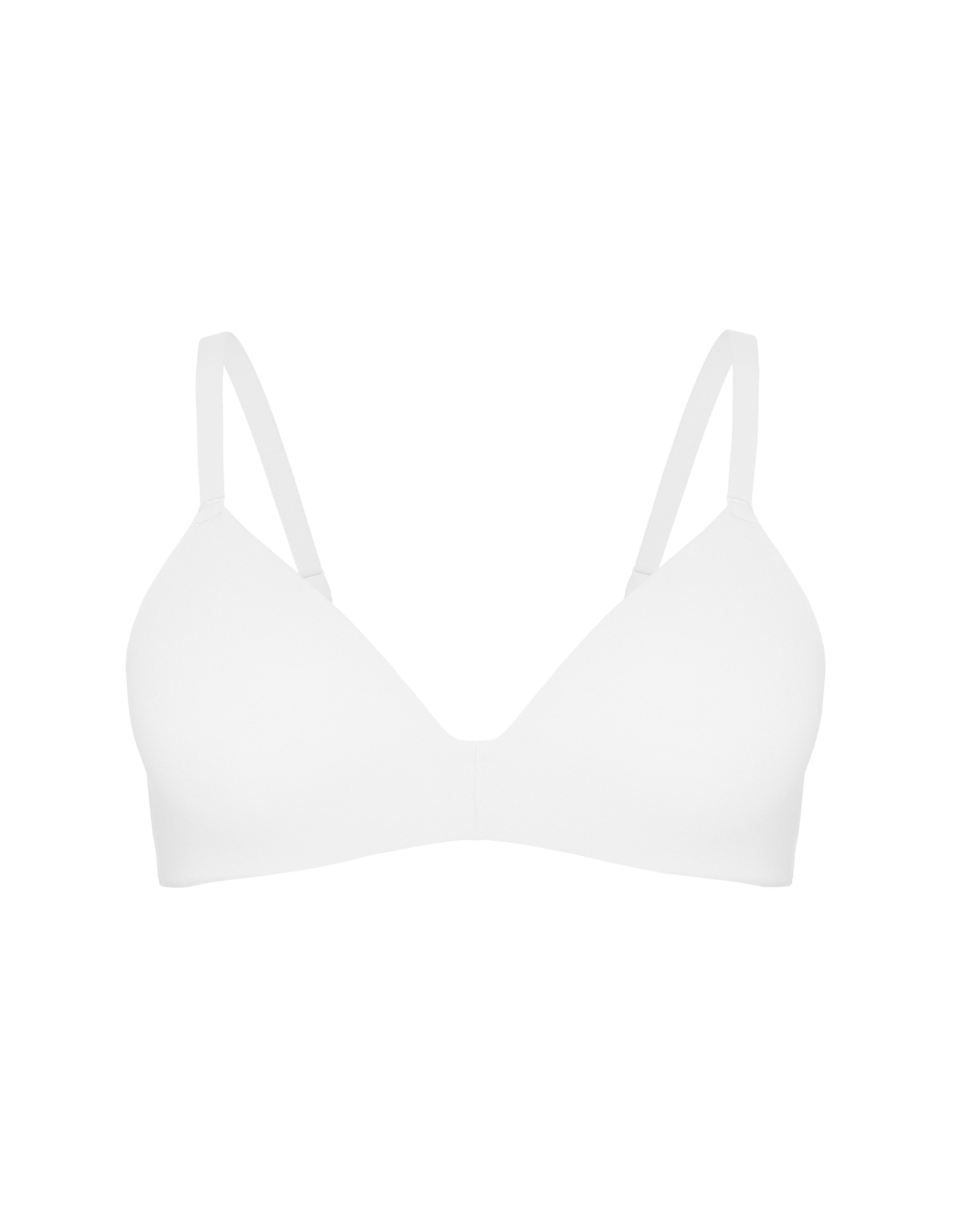 Cozy Ecru Bra Without Underwire in Smooth Cotton
